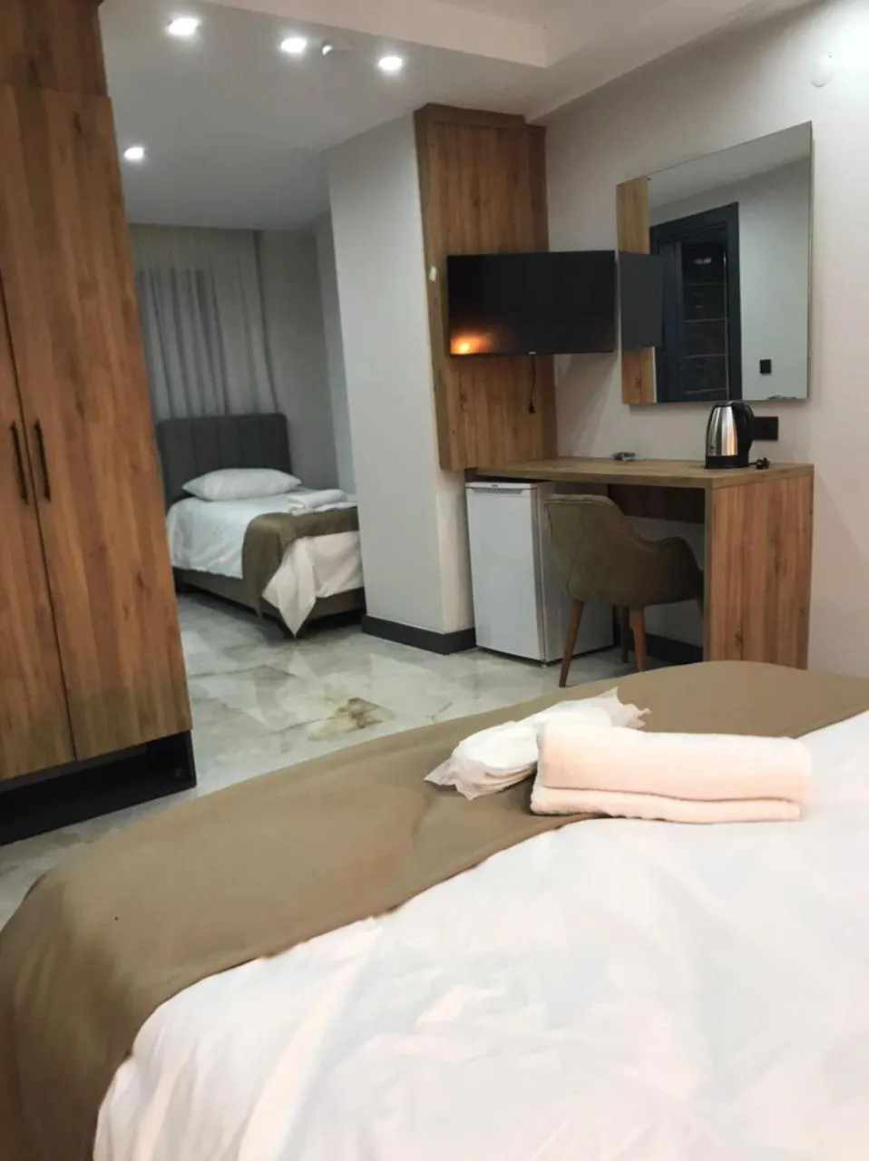 Bed in Pars Palas Hotel