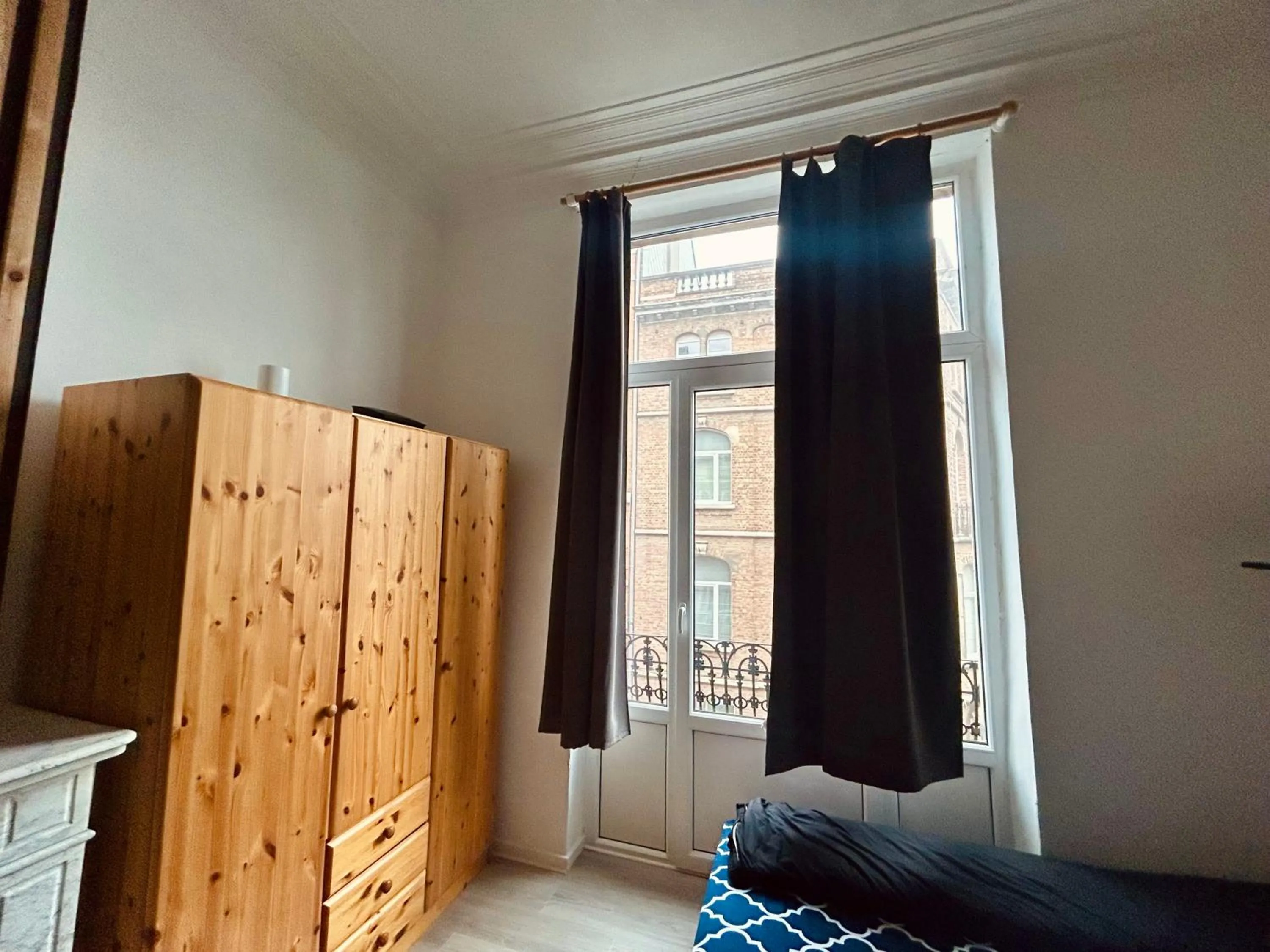 wardrobe, Bed in European District Hostel