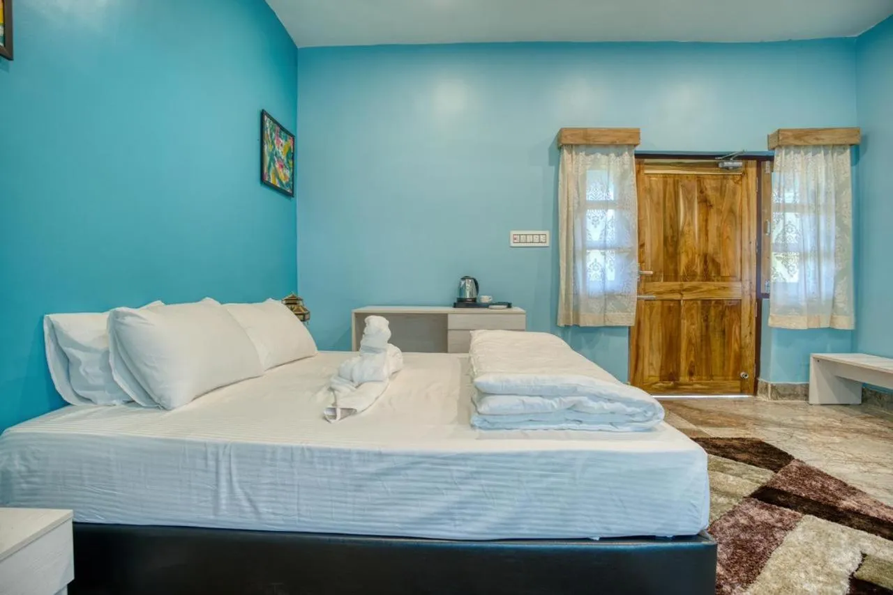 Bed in Michael's Island Resort