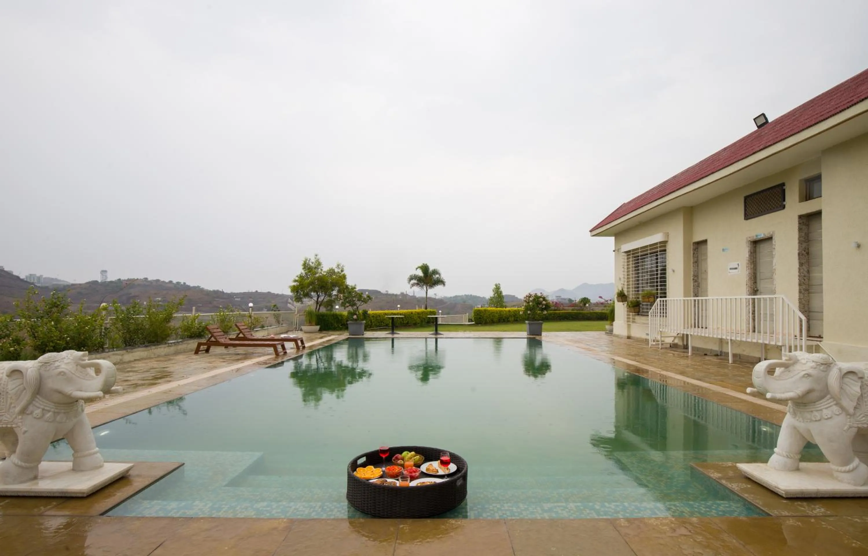 Property building in ELIVAAS Shourya Celesta Luxe 3BHK Villa with Pvt Pool, Udaipur