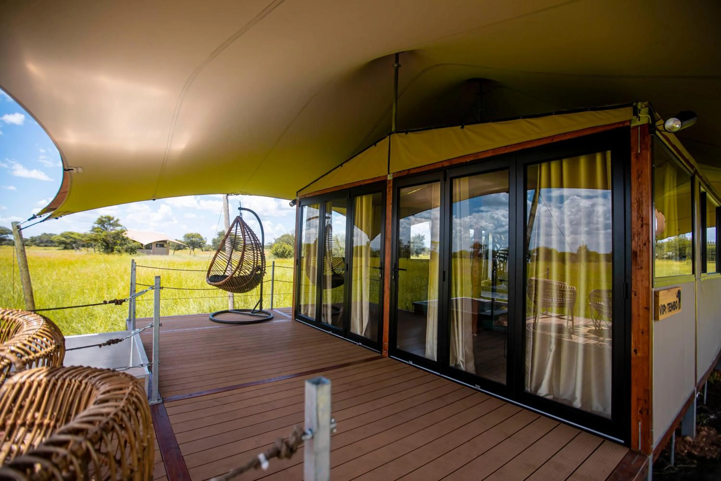 Balcony/Terrace in Escarpment Serengeti Luxury Camp