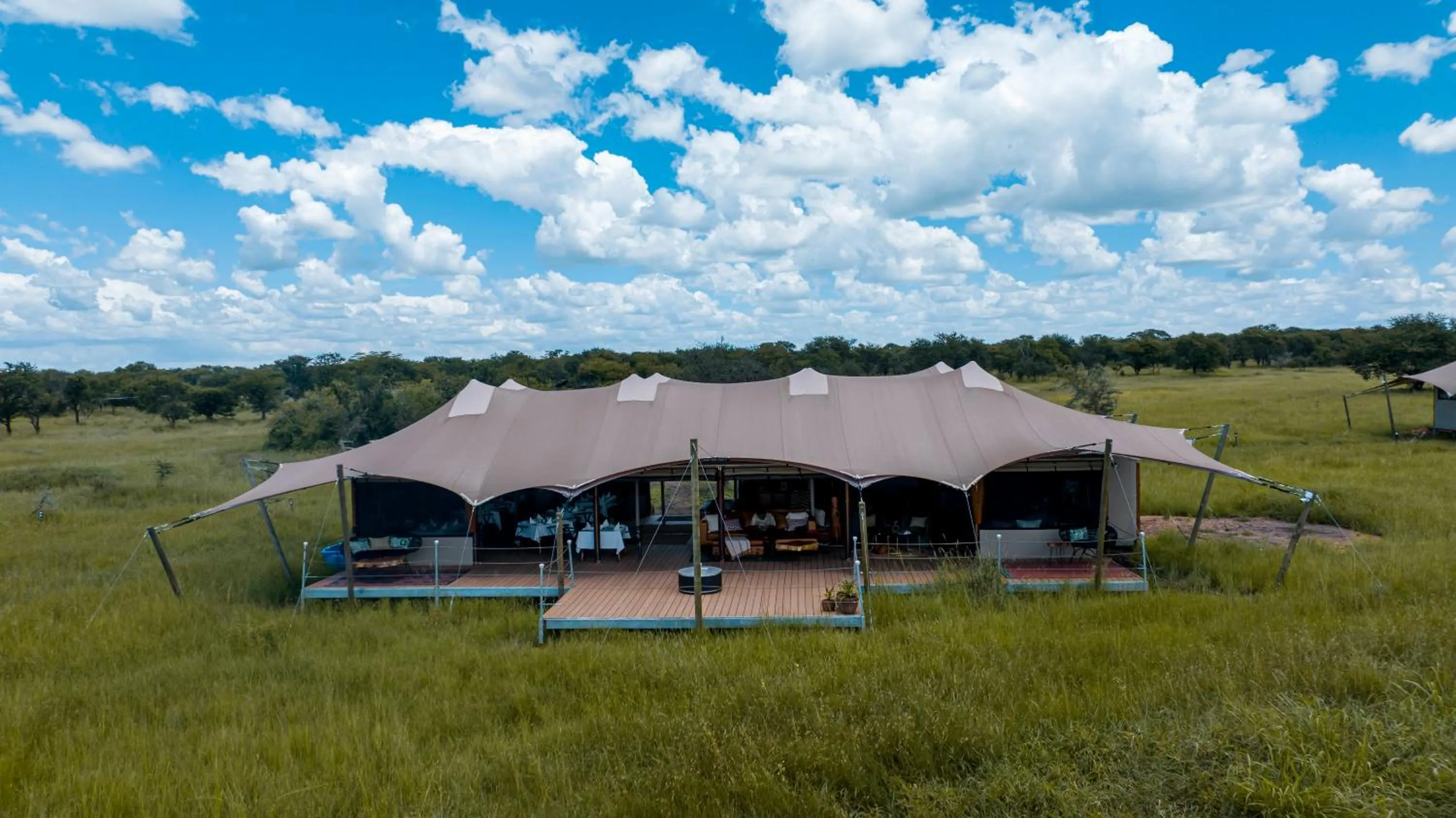 Property building in Escarpment Serengeti Luxury Camp