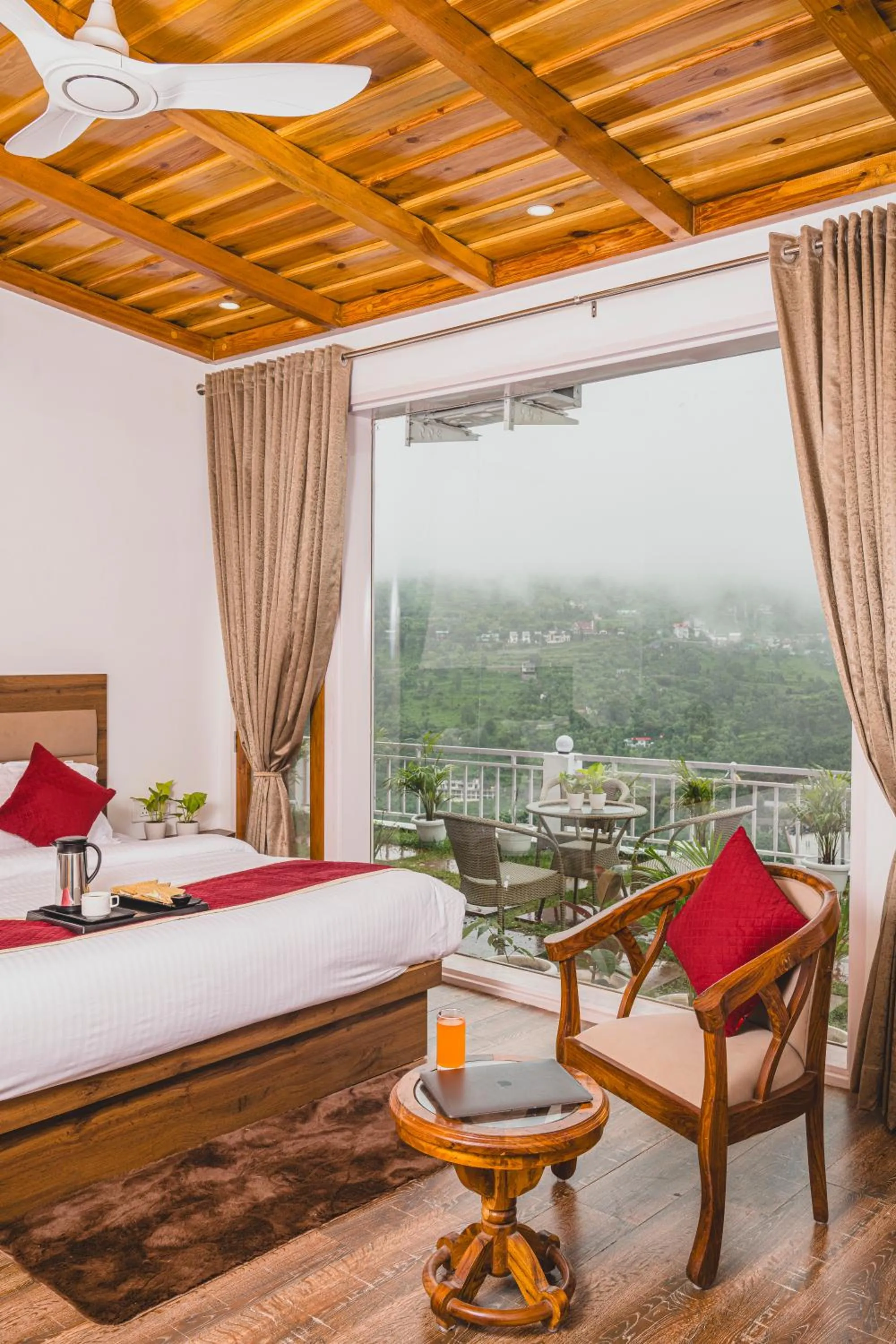 View (from property/room), Bed in Navya Stays