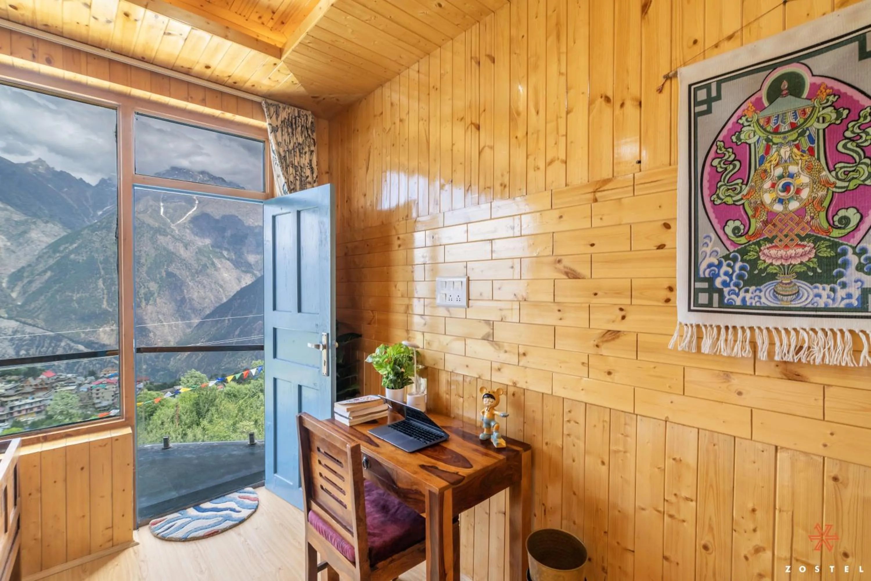 Natural landscape in Zostel Kalpa