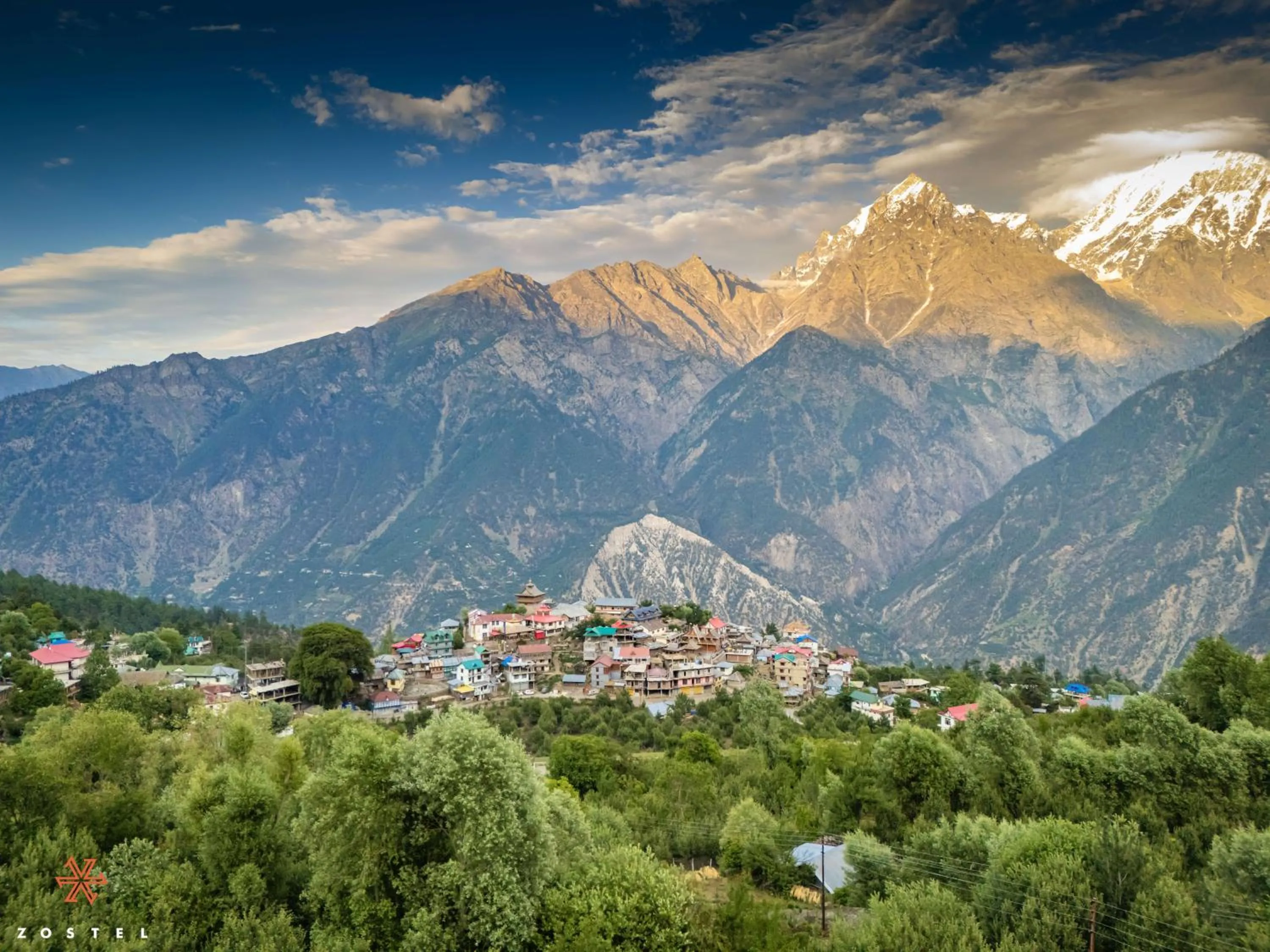 Natural landscape in Zostel Kalpa