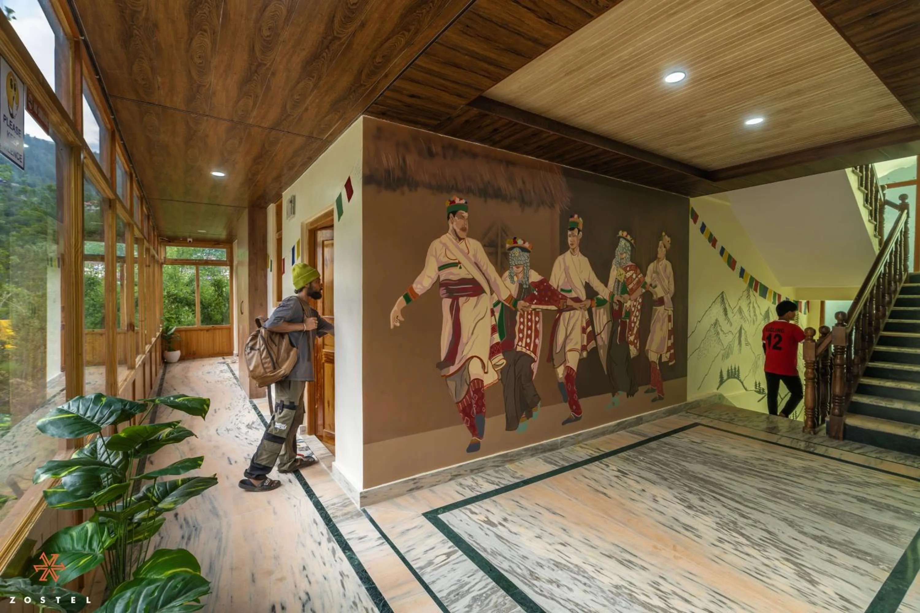 People in Zostel Kalpa