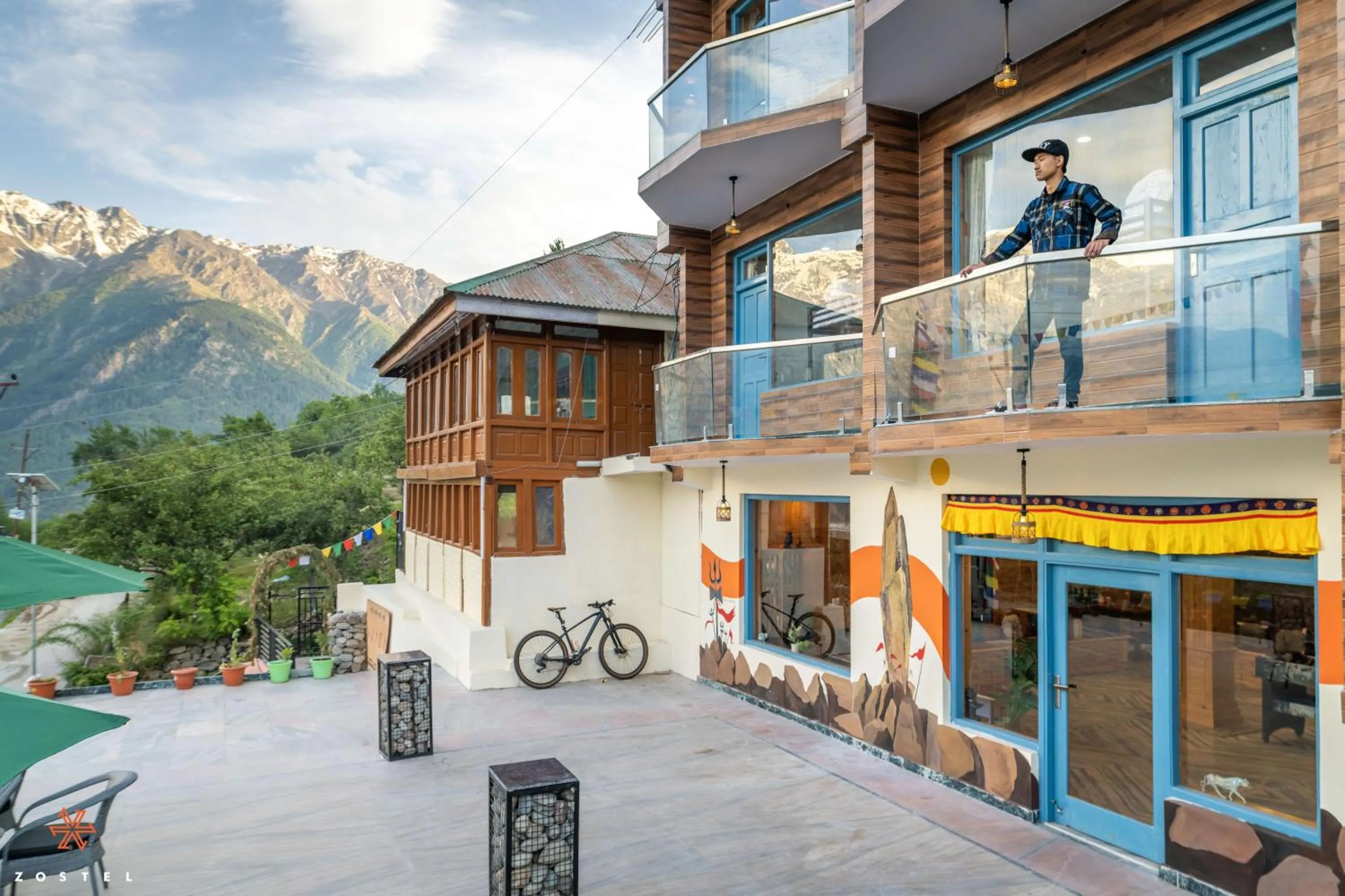 Property building in Zostel Kalpa