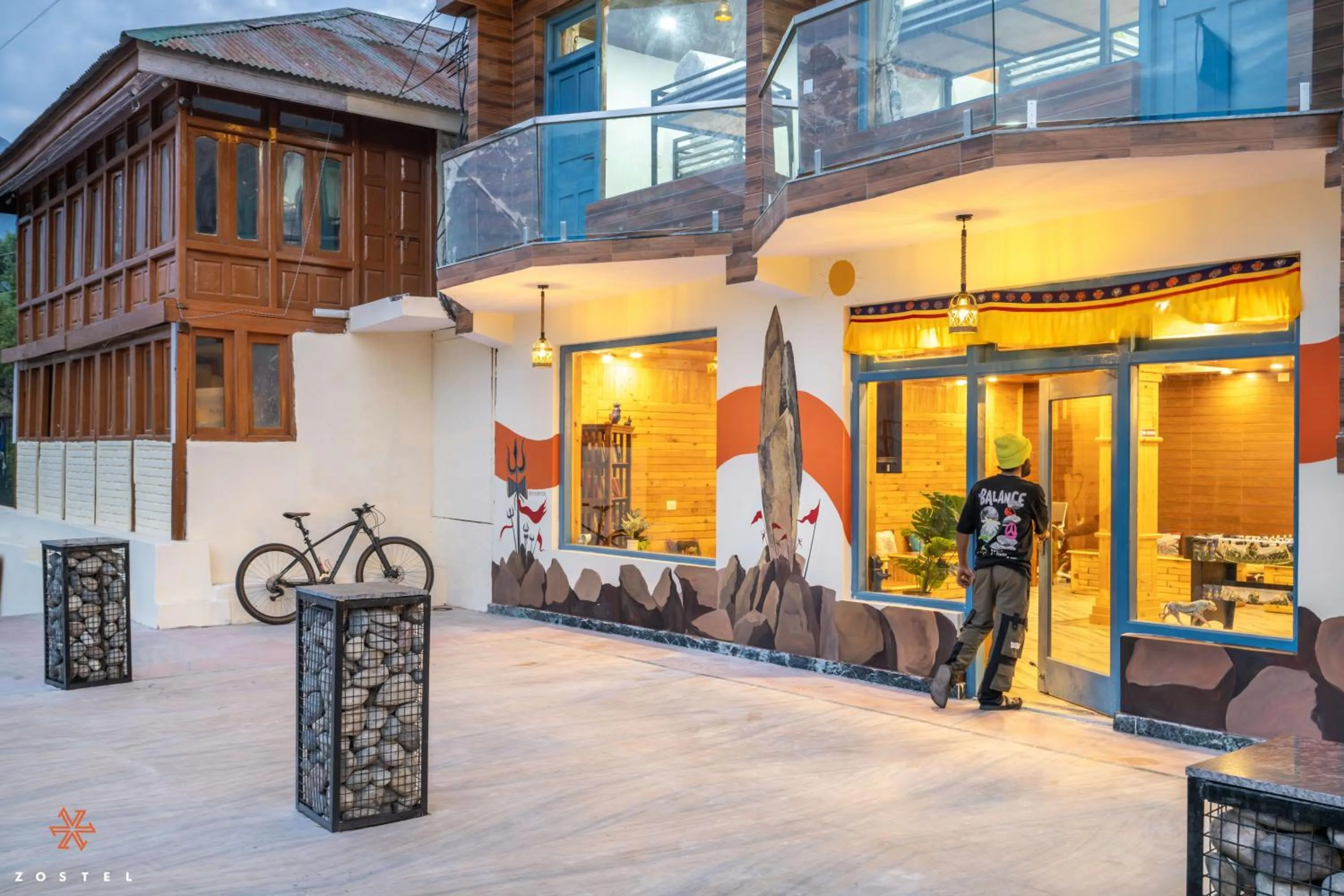 Property building in Zostel Kalpa