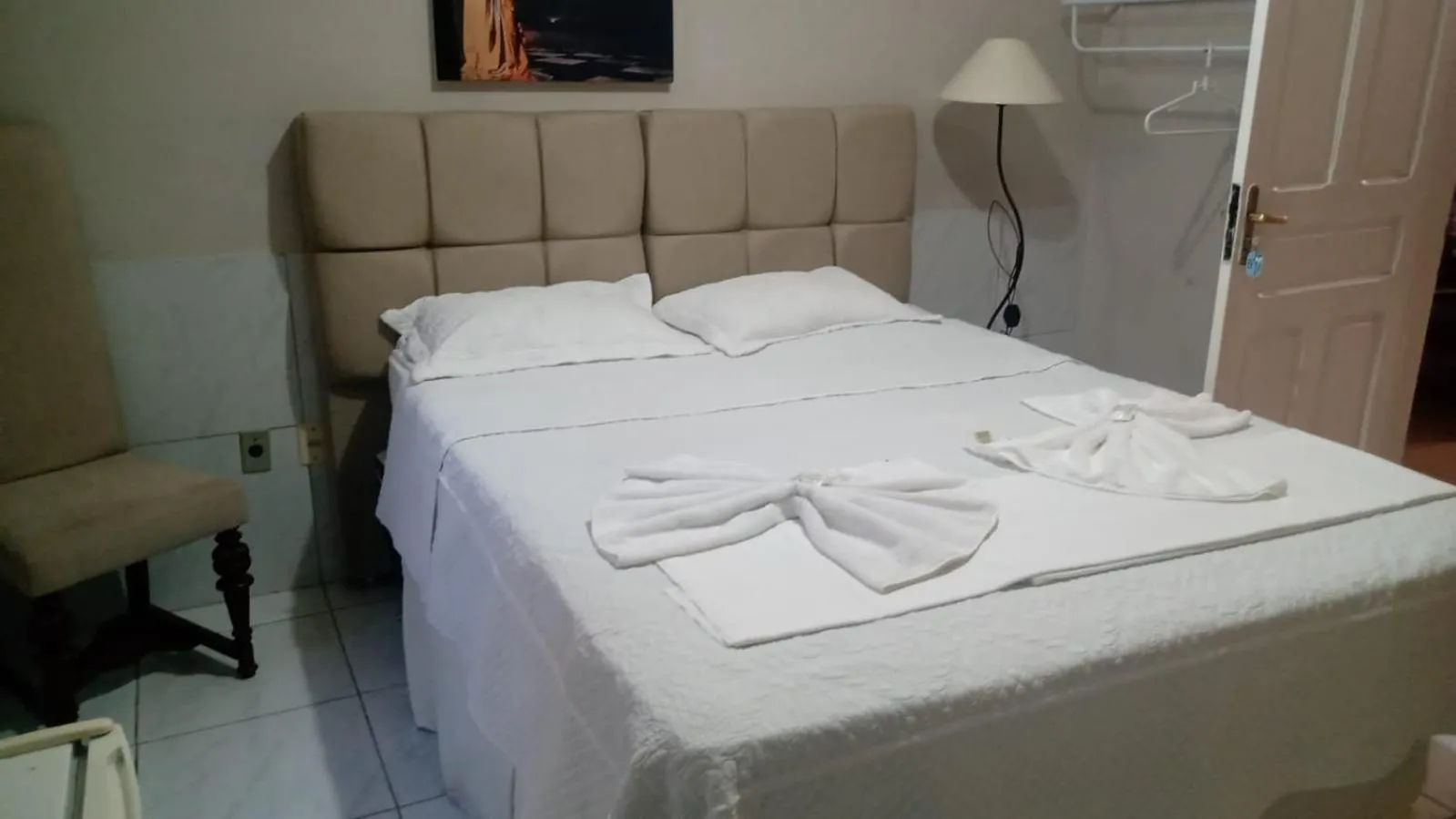 Bed in Pousada Areia da Praia