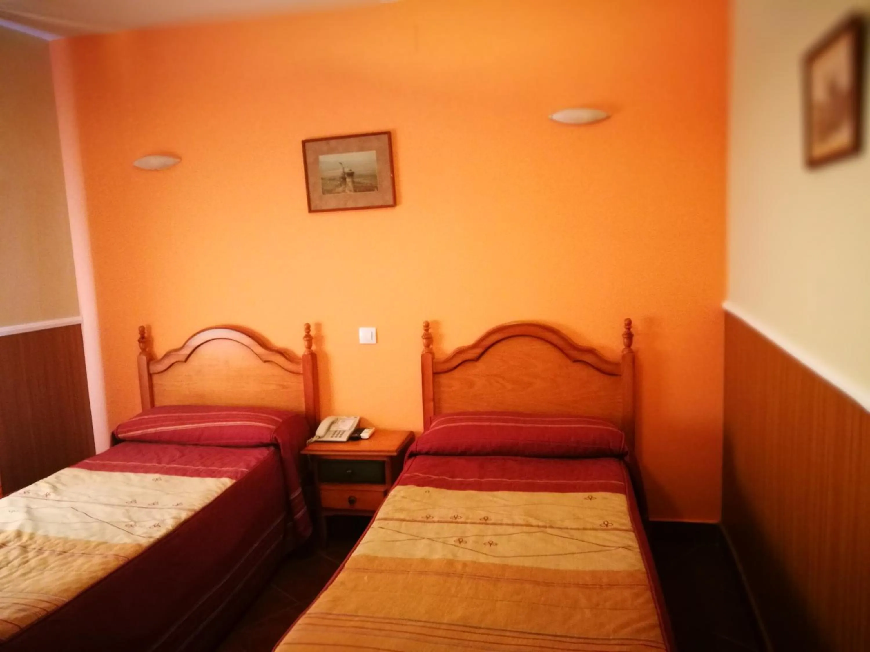Bed in Hostal Hueso