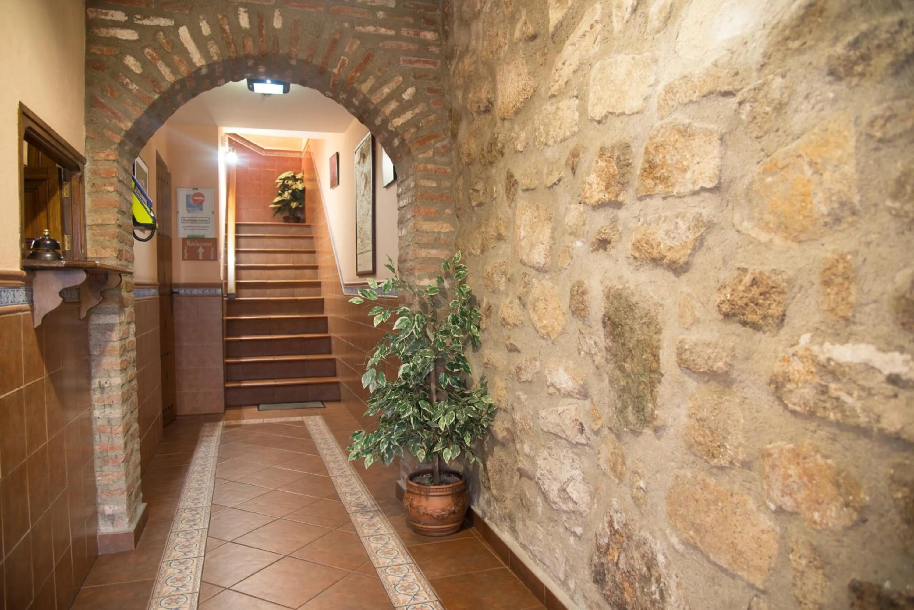 Decorative detail in Hostal Hueso