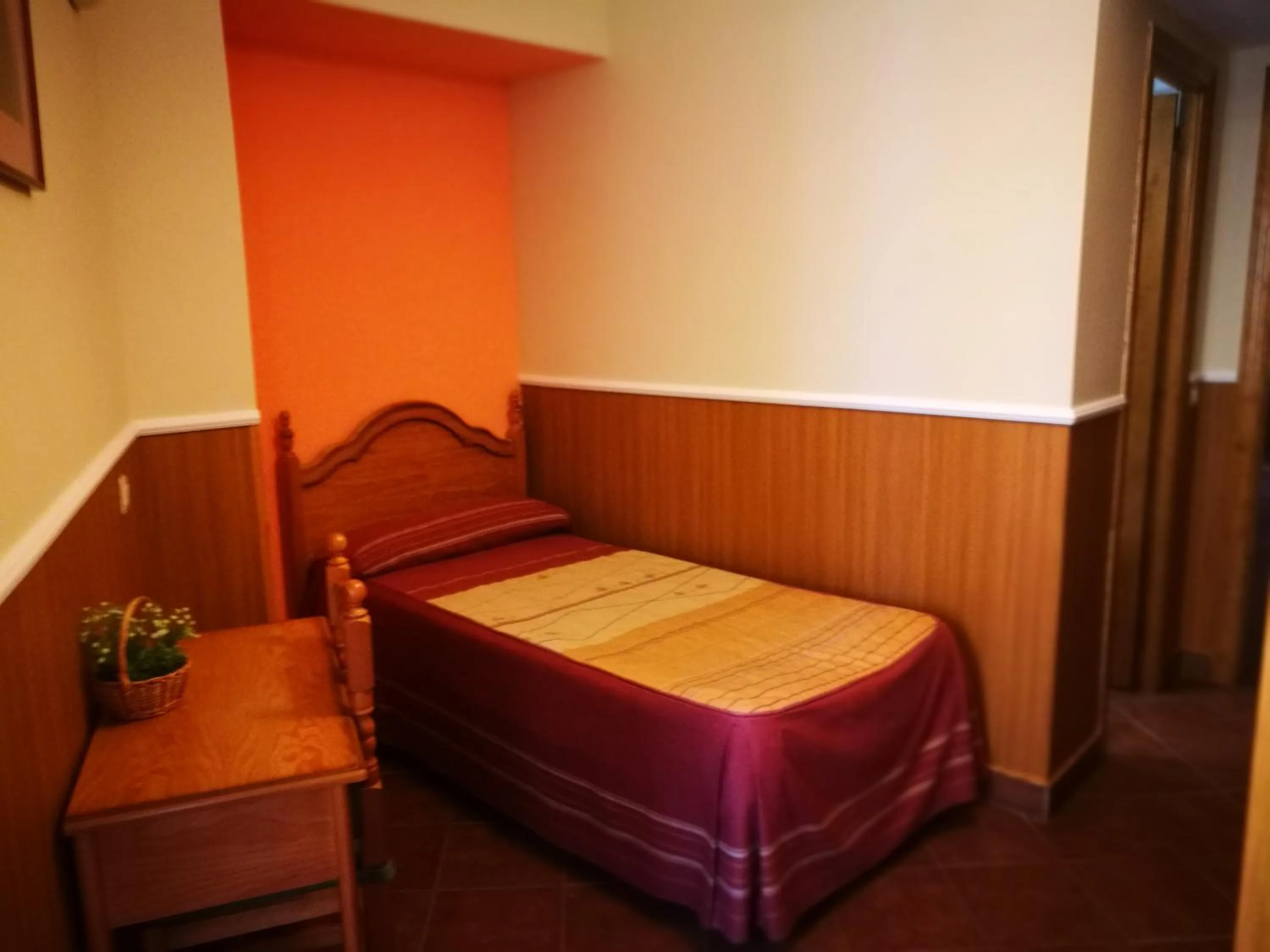 Bed in Hostal Hueso