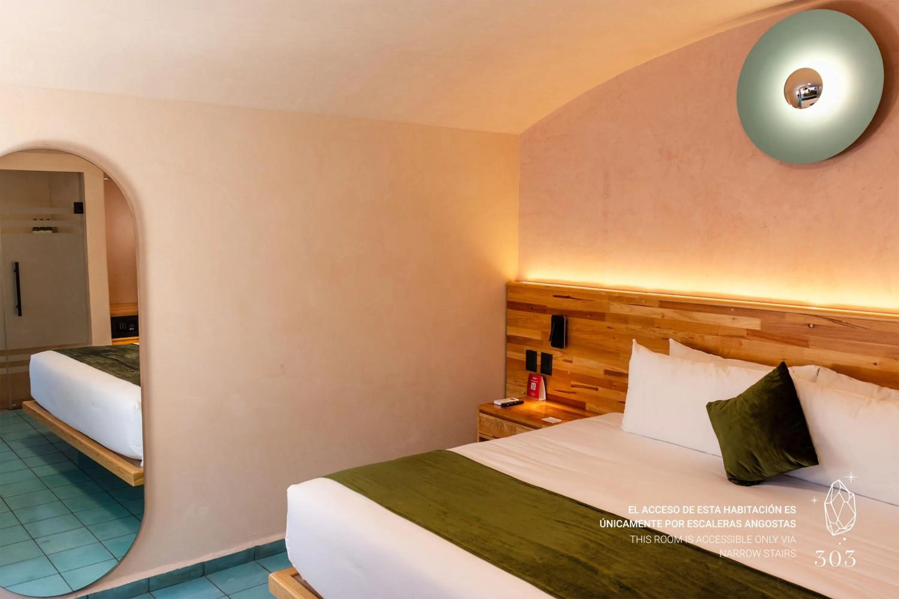 Bed in Sauvé Casa Boutique