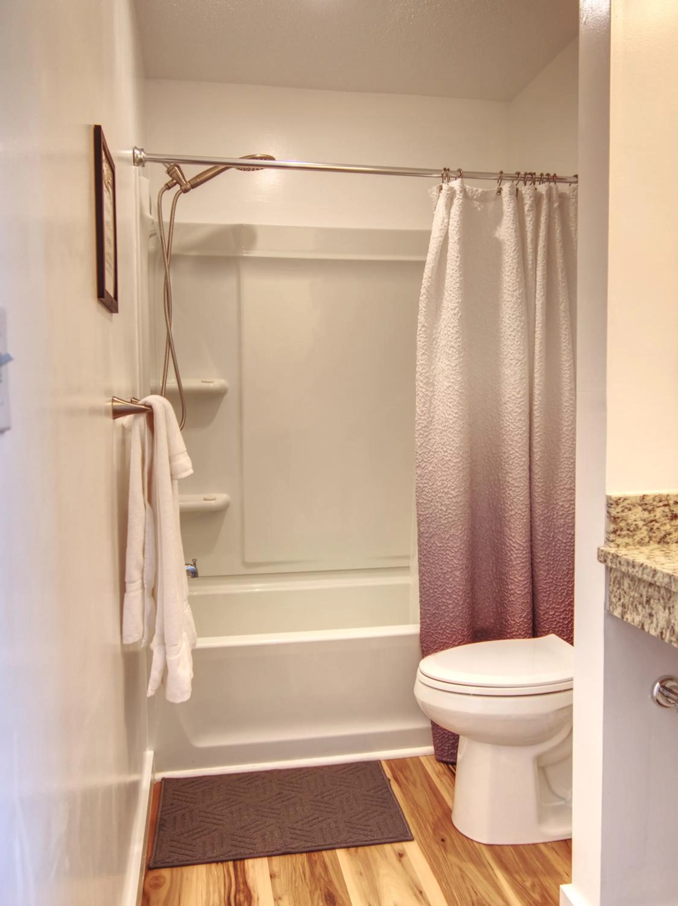 Shower in Vermont Suites