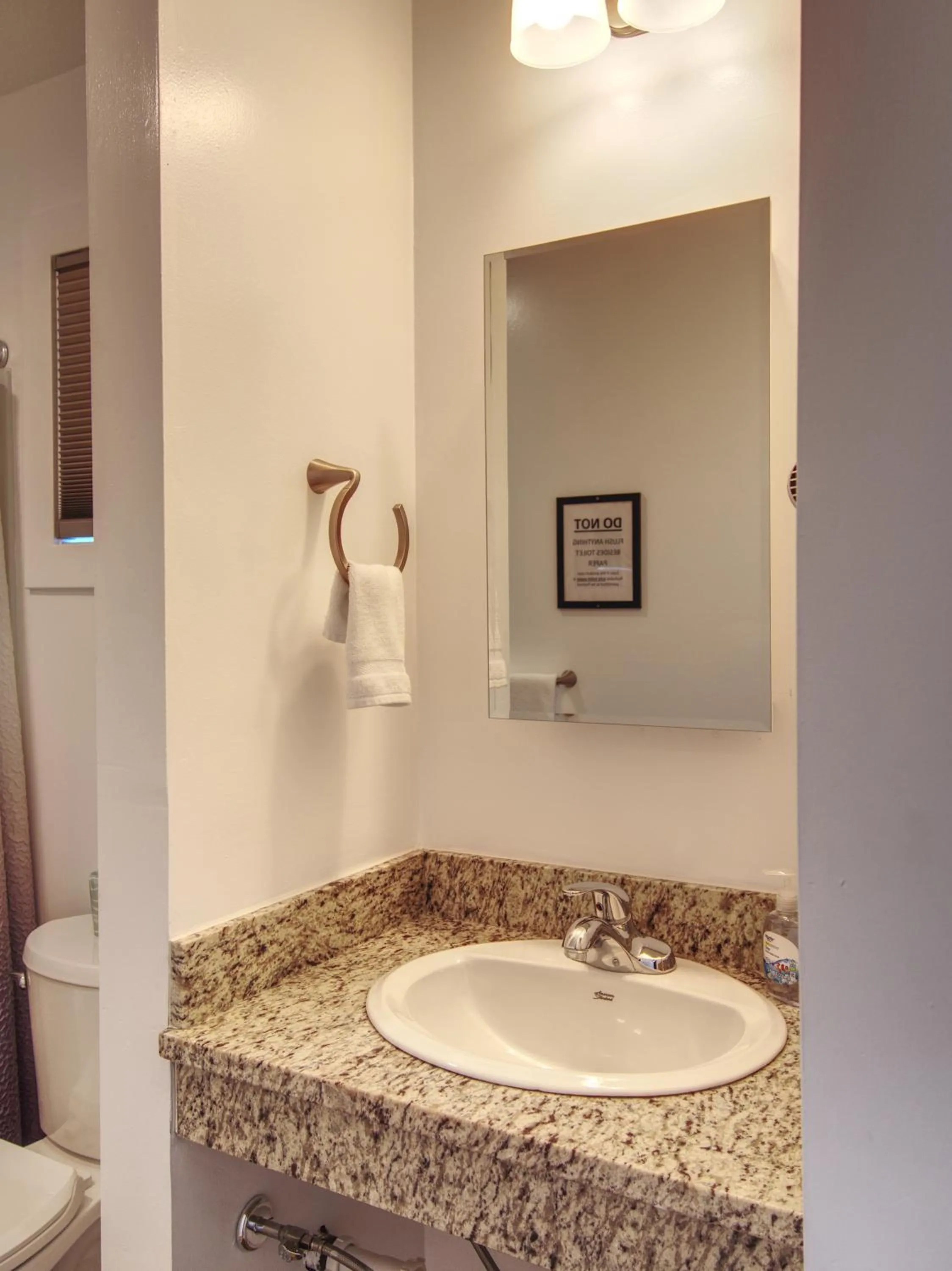 Bathroom in Vermont Suites