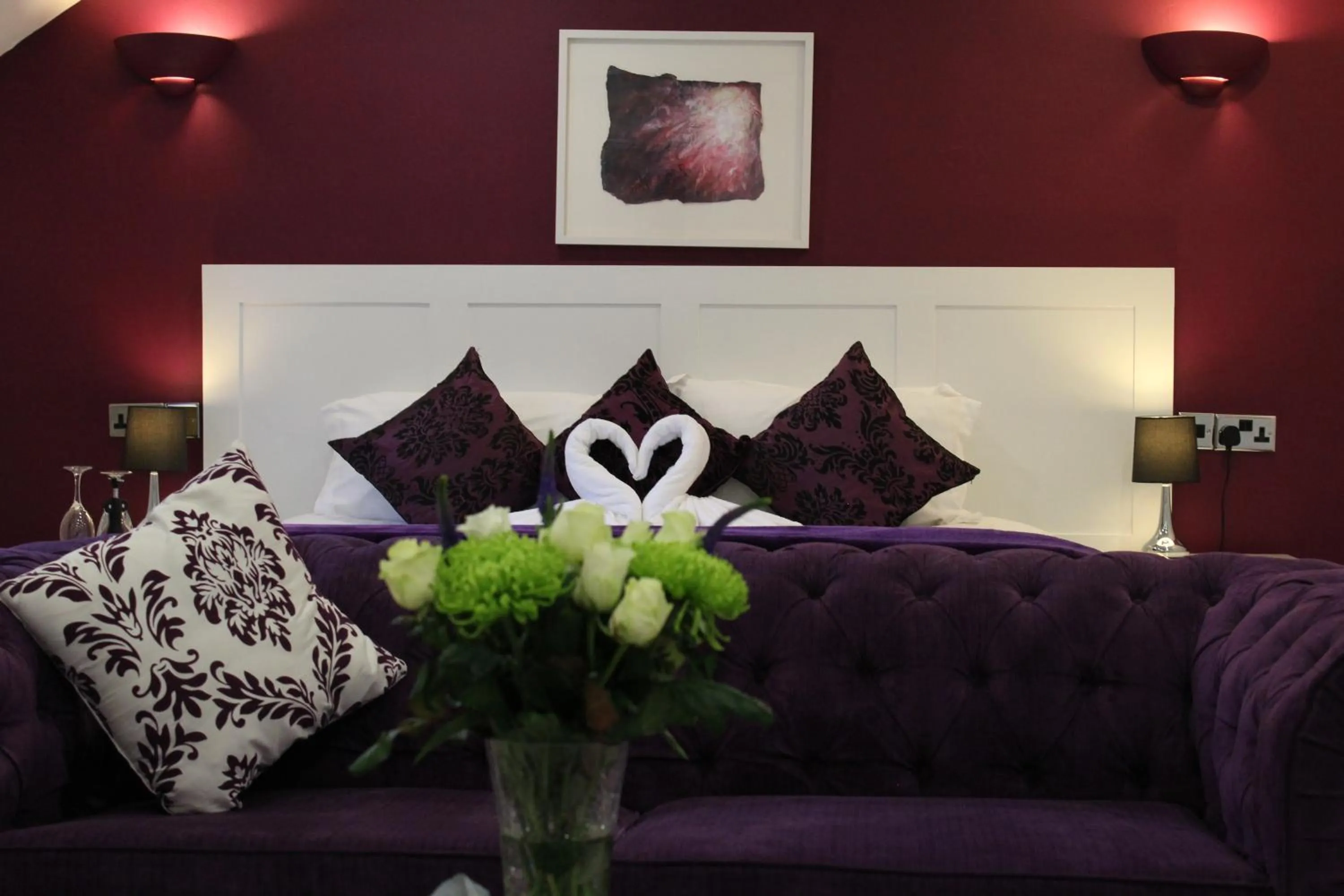 Decorative detail in St John's Lodge Guest House incl off-site leisure club