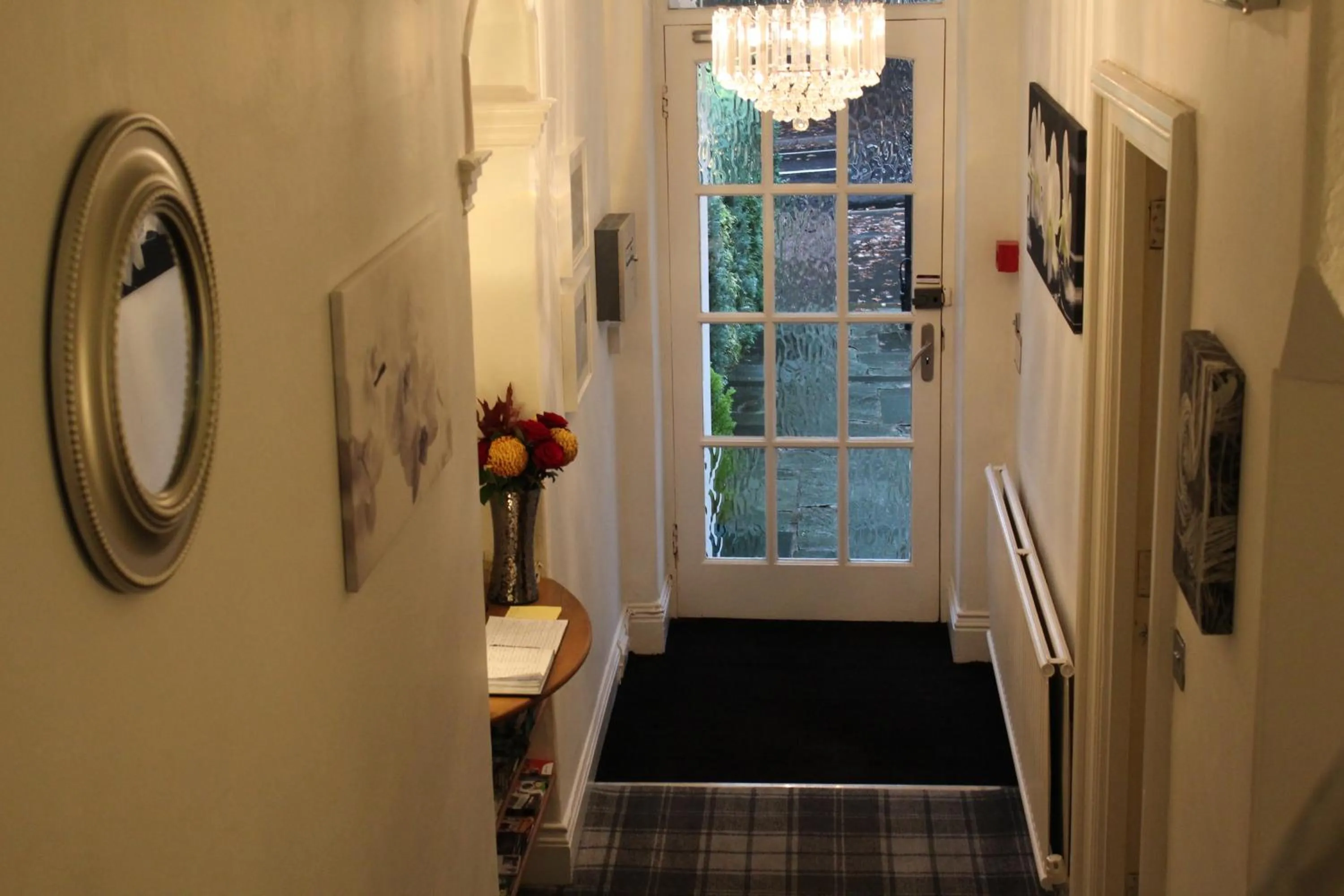 Decorative detail in St John's Lodge Guest House incl off-site leisure club