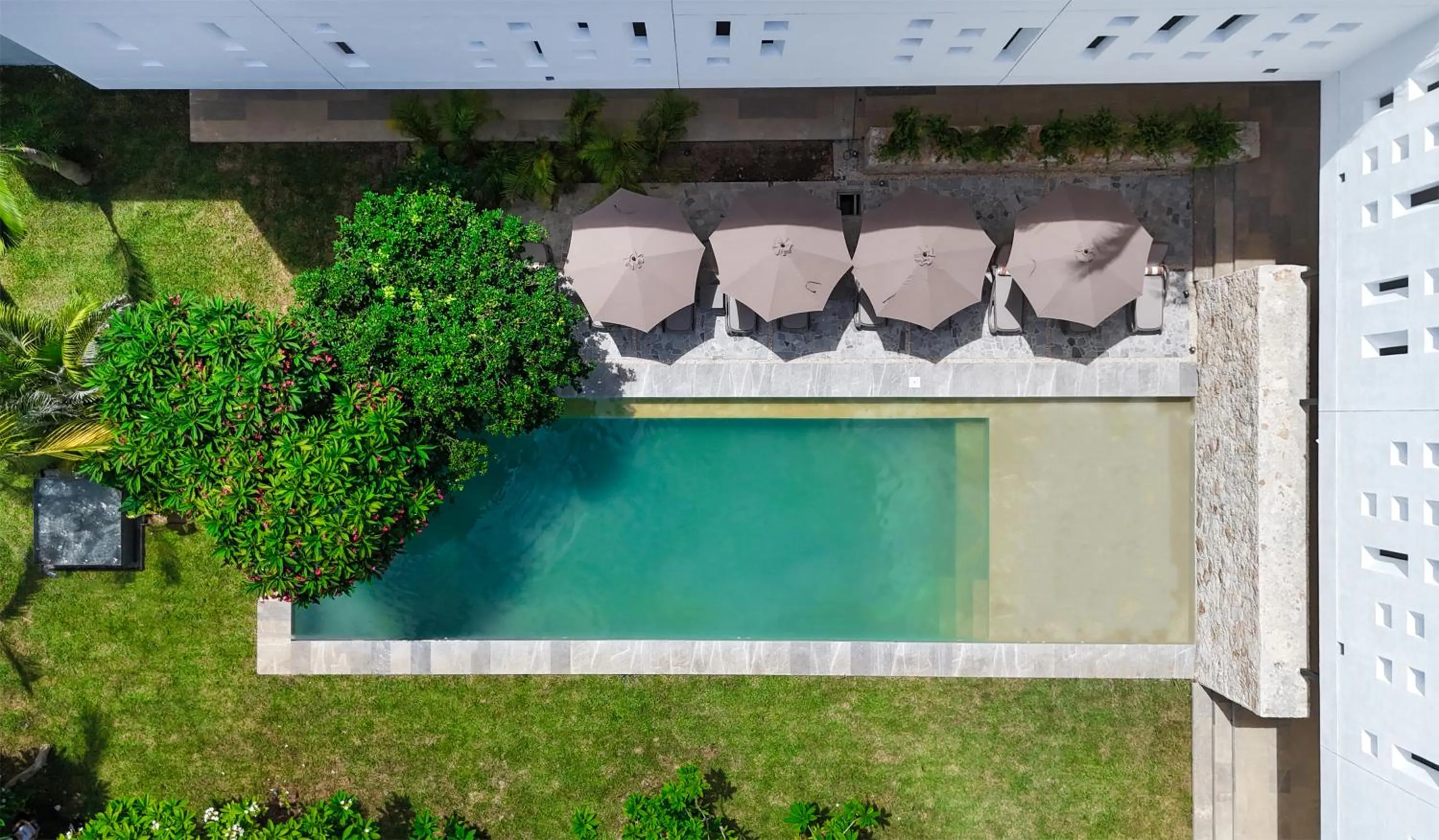 Pool view in Casa Loreto 1893
