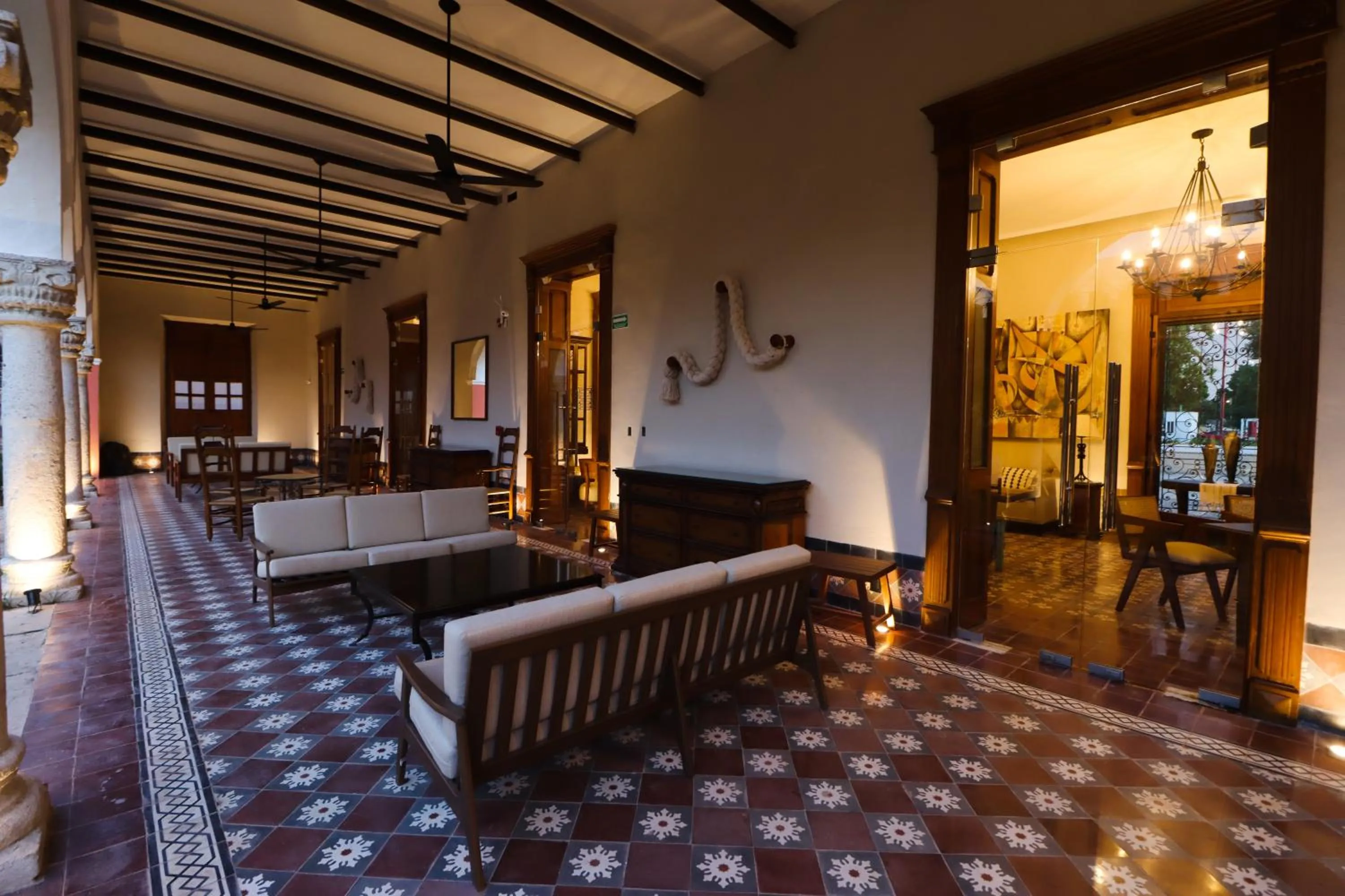 Living room in Casa Loreto 1893