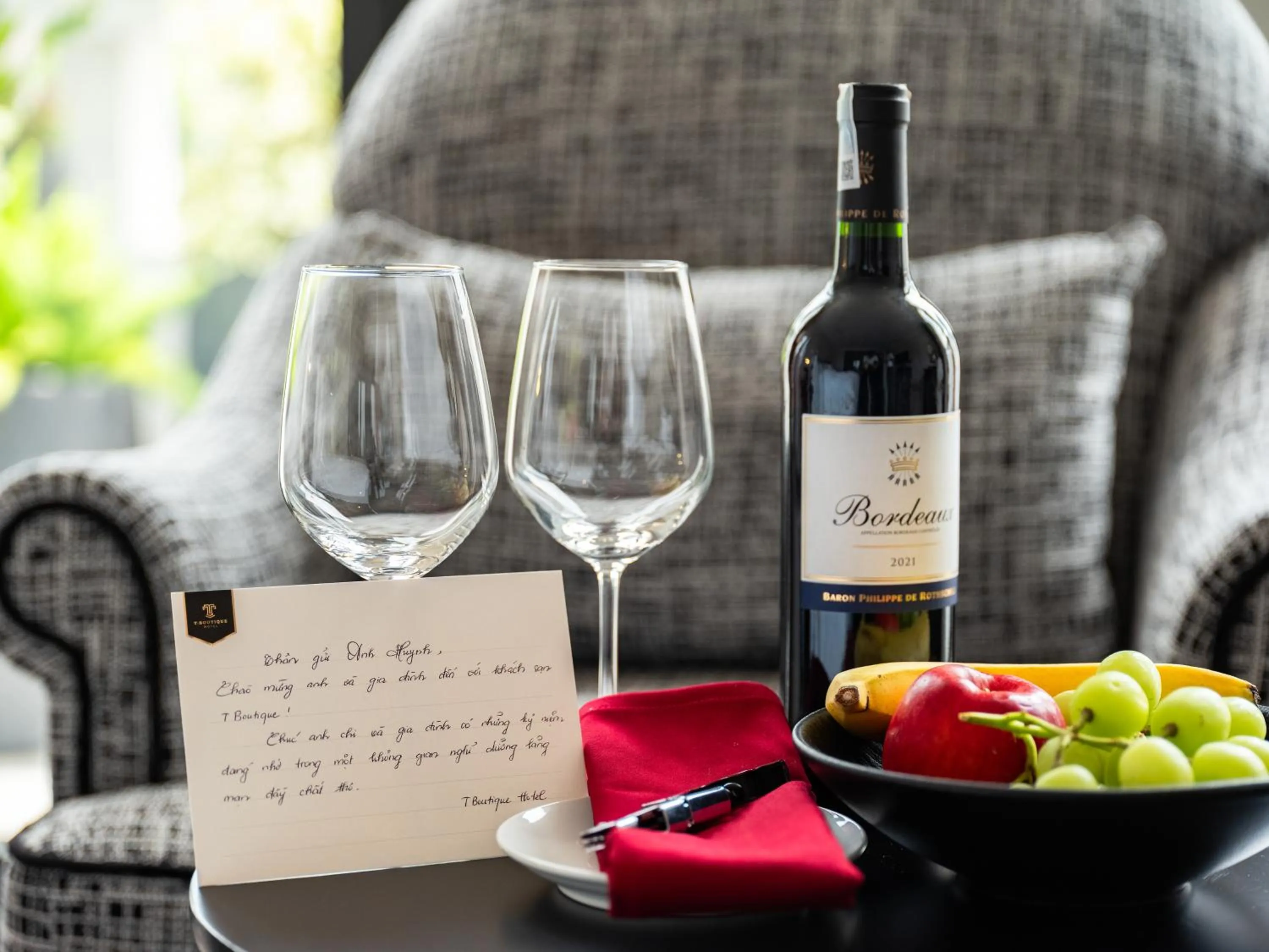 room service in T Boutique Hotel