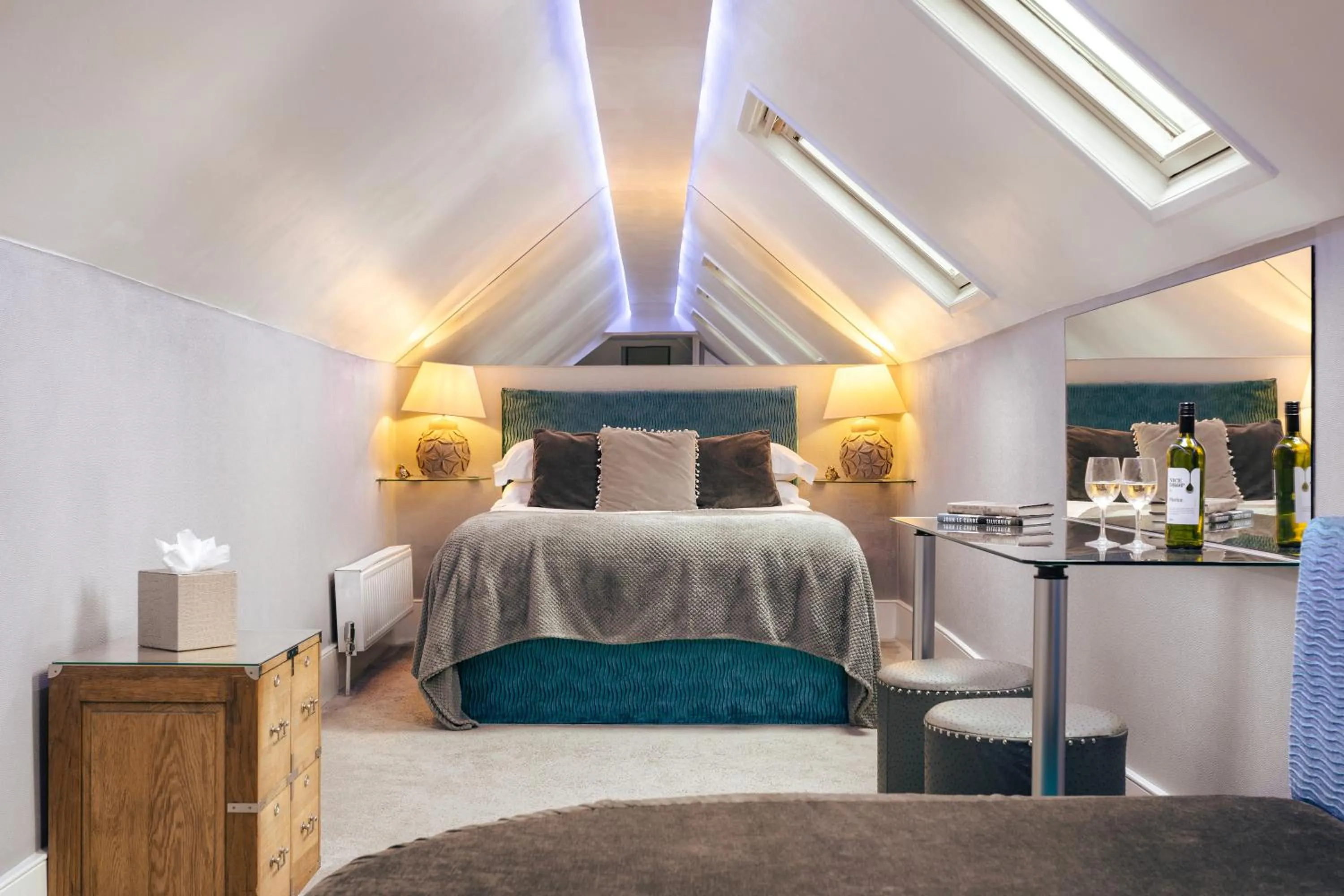 Bed in Aphrodites Group - Luxury Hot Tub Suites in Central Lake District!