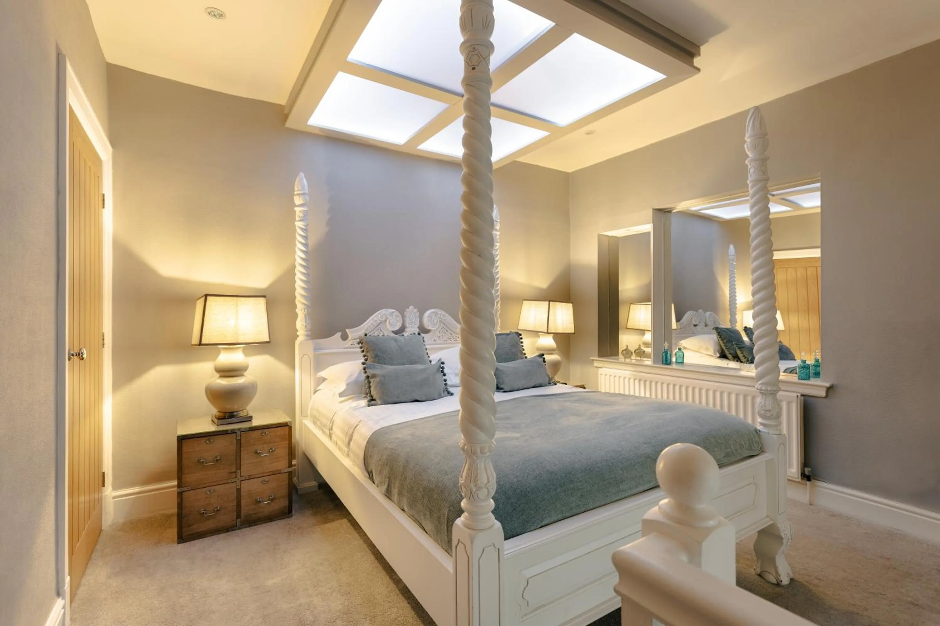 Bed in Aphrodites Group - Luxury Hot Tub Suites in Central Lake District!