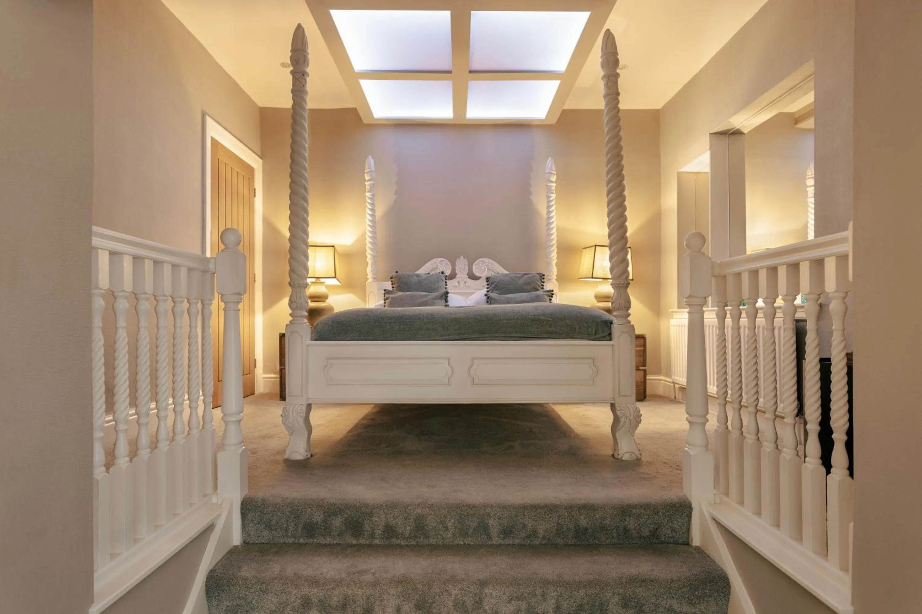 Bed in Aphrodites Group - Luxury Hot Tub Suites in Central Lake District!