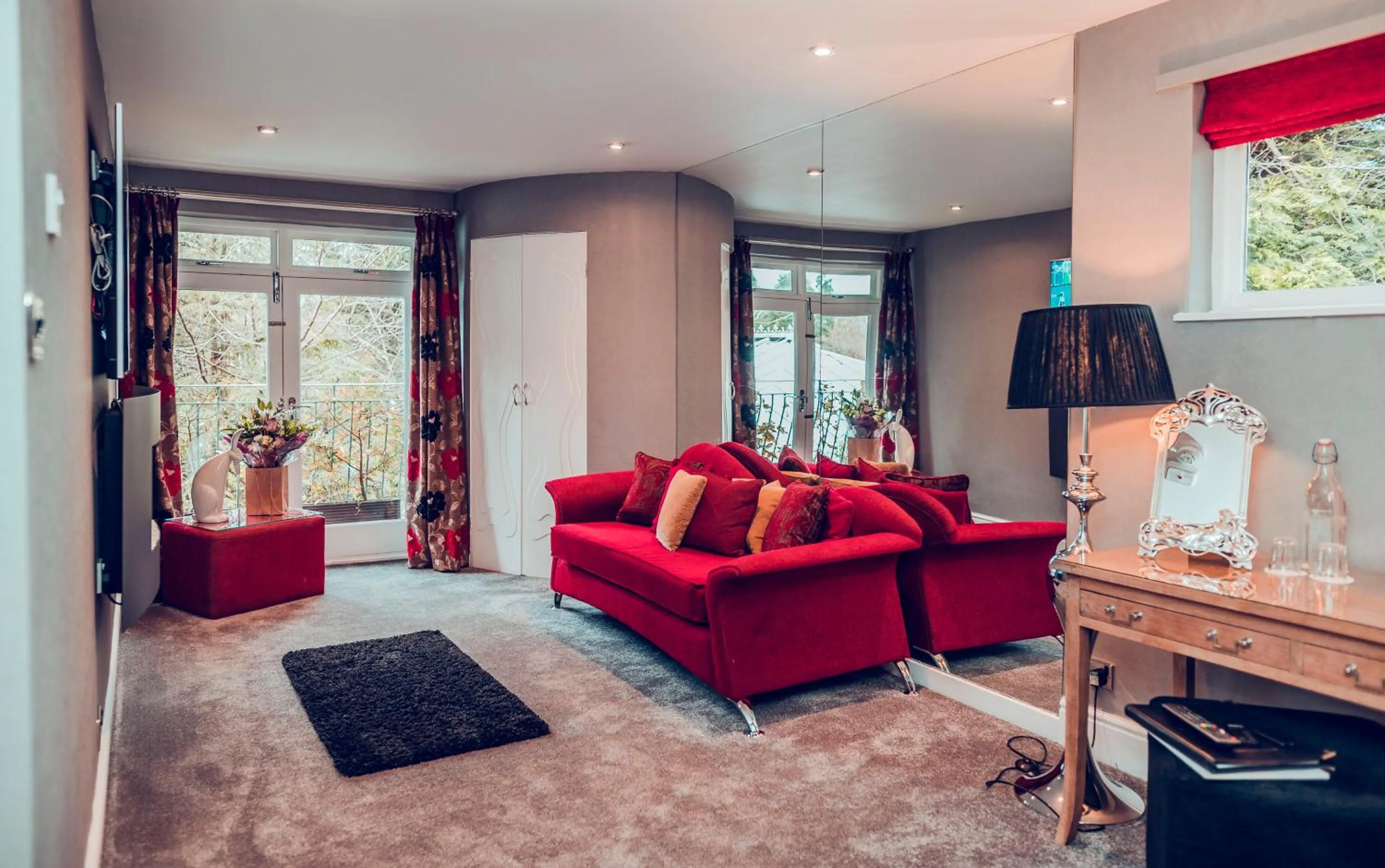 TV and multimedia in Aphrodites Group - Luxury Hot Tub Suites in Central Lake District!