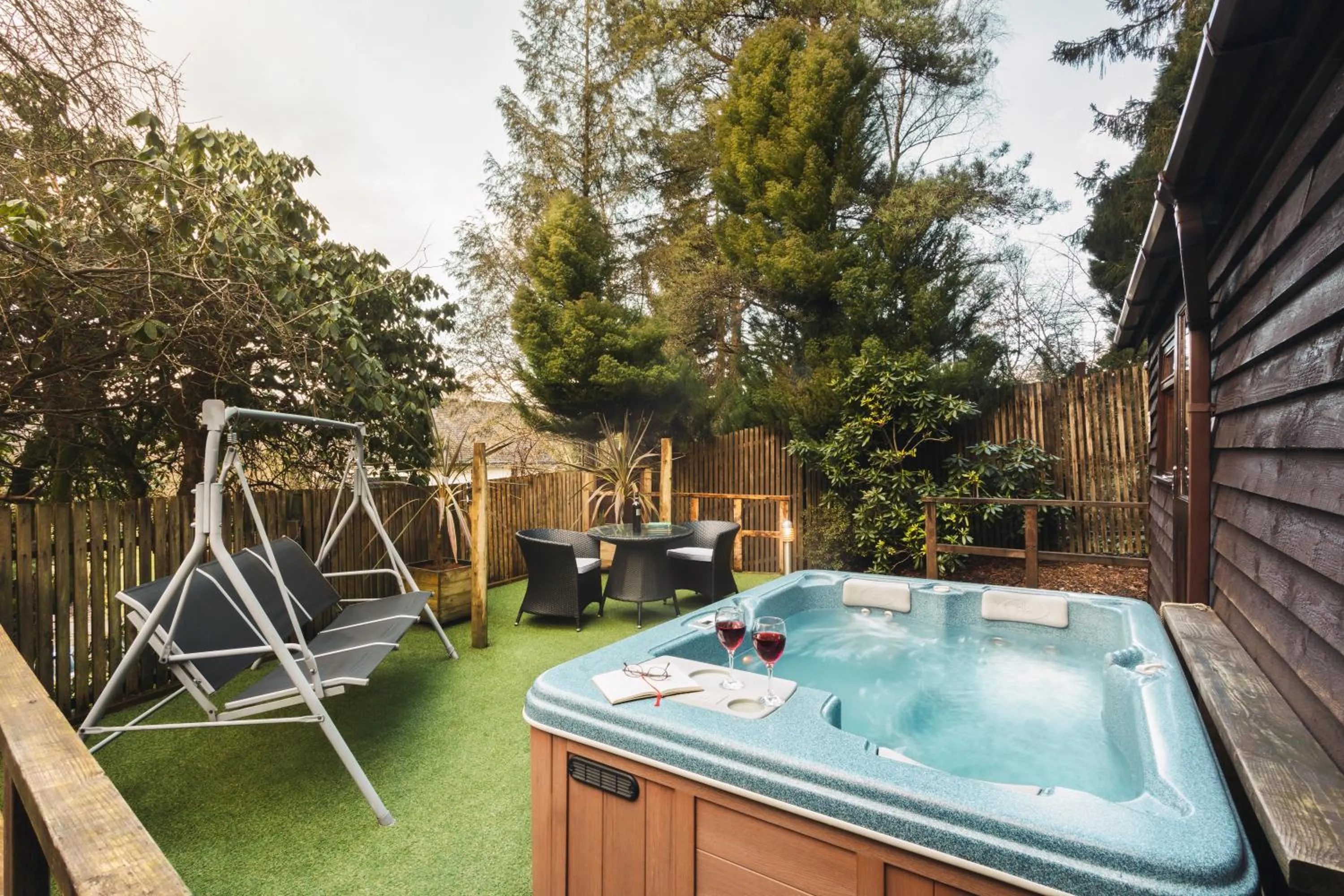 Patio in Aphrodites Group - Luxury Hot Tub Suites in Central Lake District!