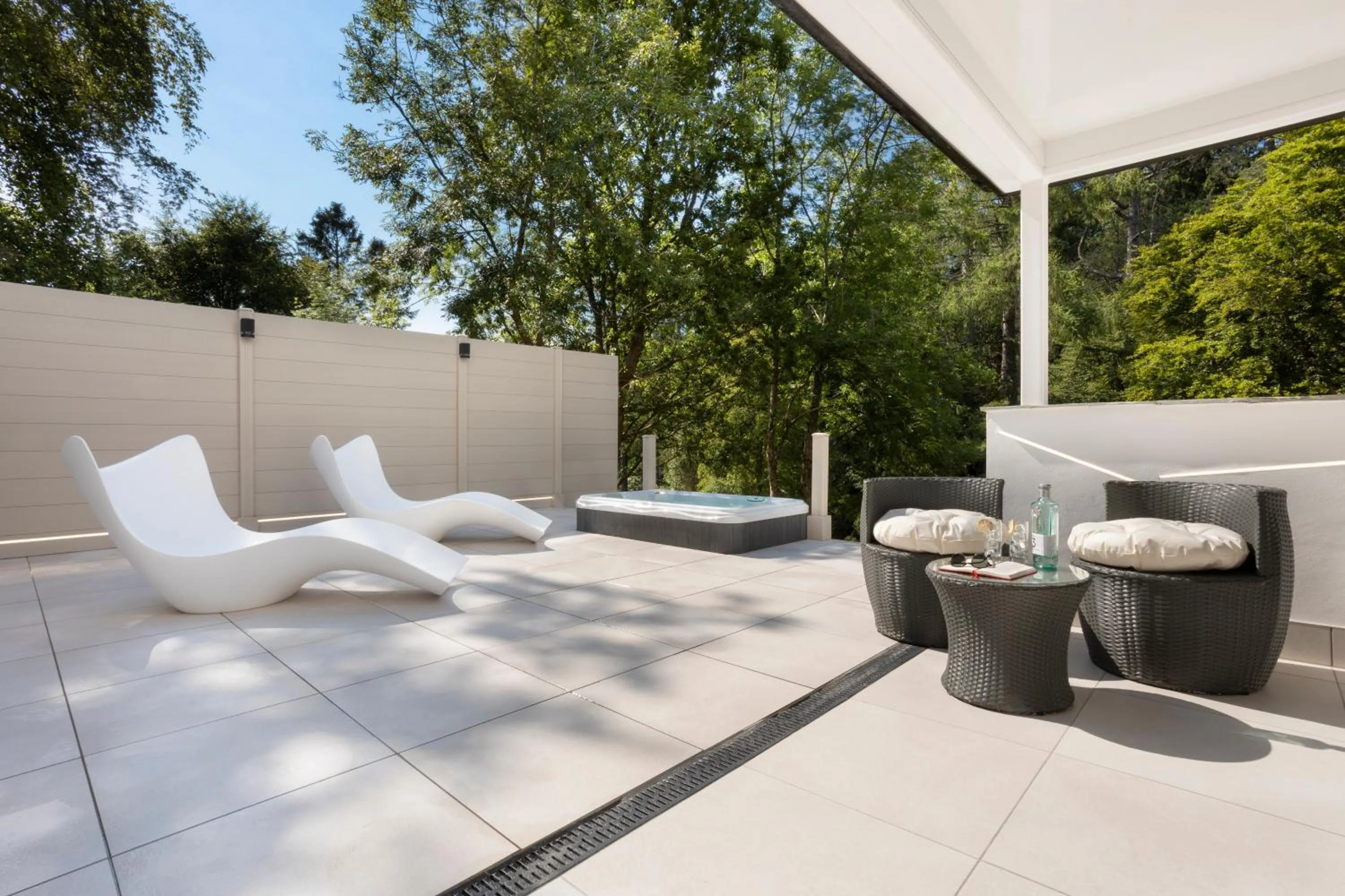 Patio in Aphrodites Group - Luxury Hot Tub Suites in Central Lake District!