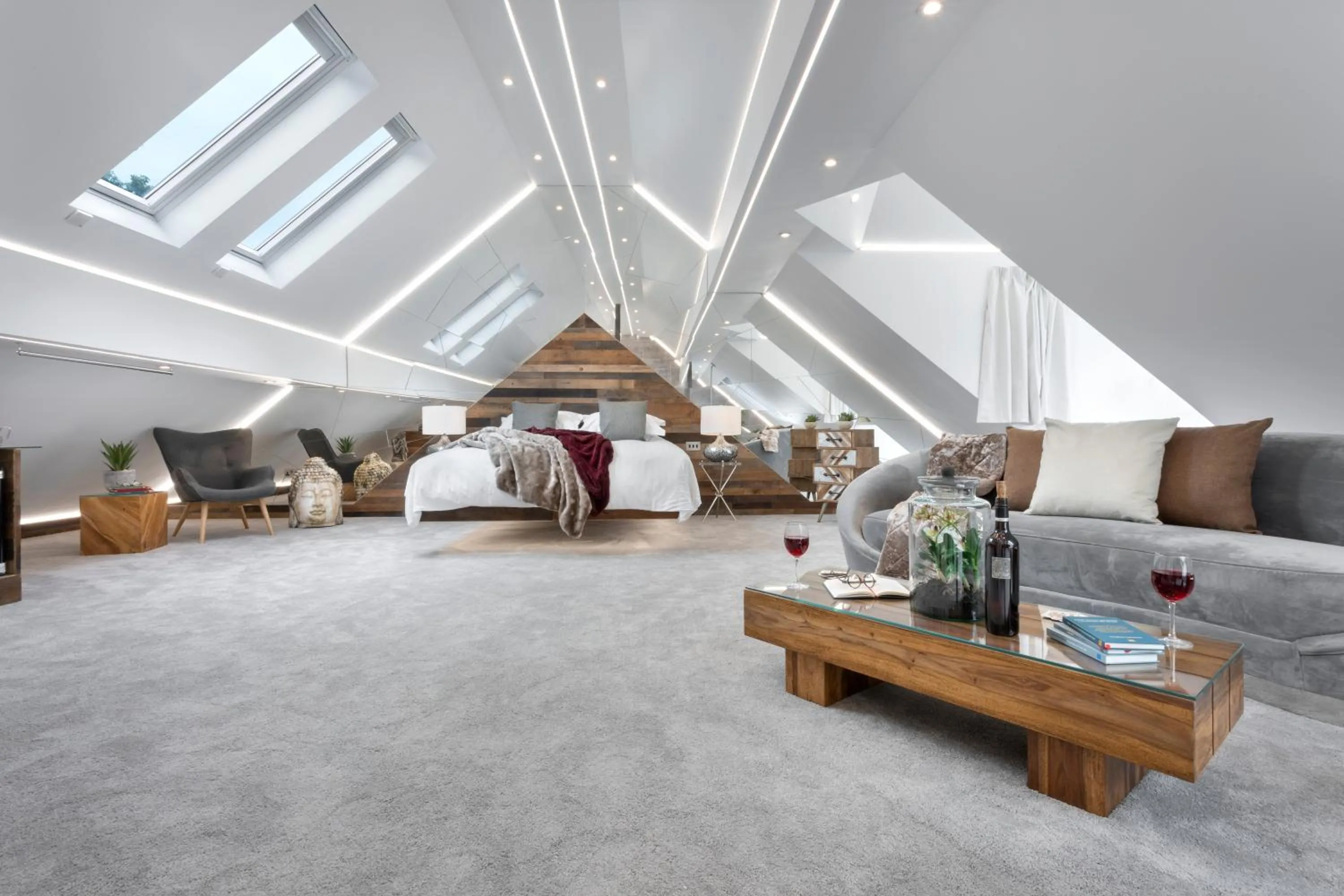 Photo of the whole room, Bed in Aphrodites Group - Luxury Hot Tub Suites in Central Lake District!