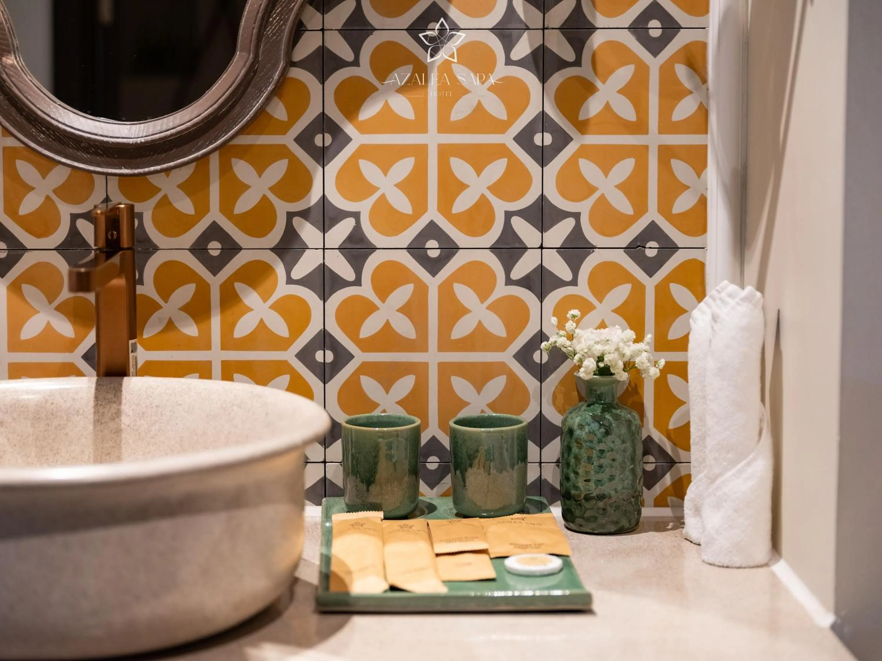 Bathroom in Azalea Sapa Hotel