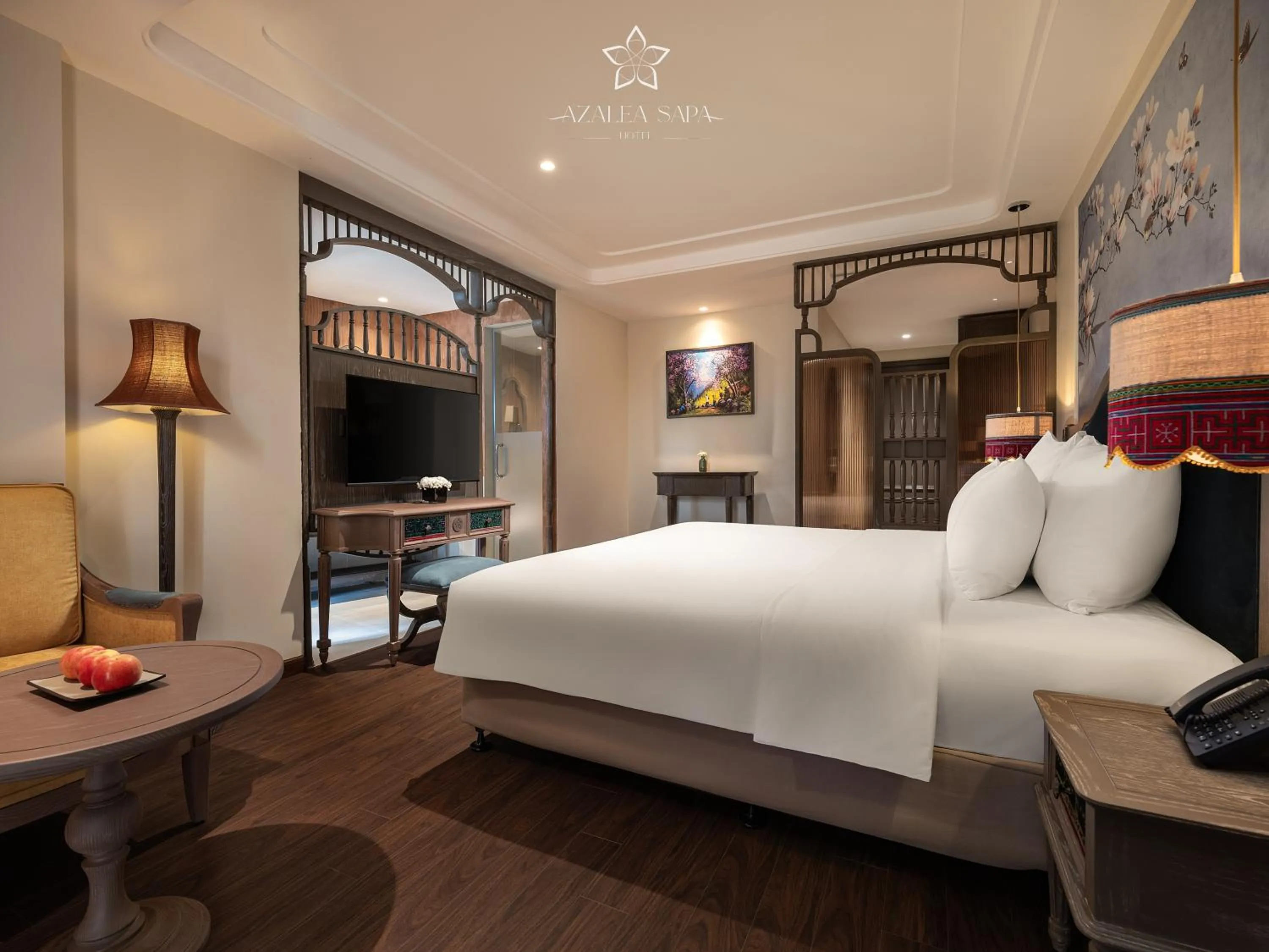 Photo of the whole room, Bed in Azalea Sapa Hotel