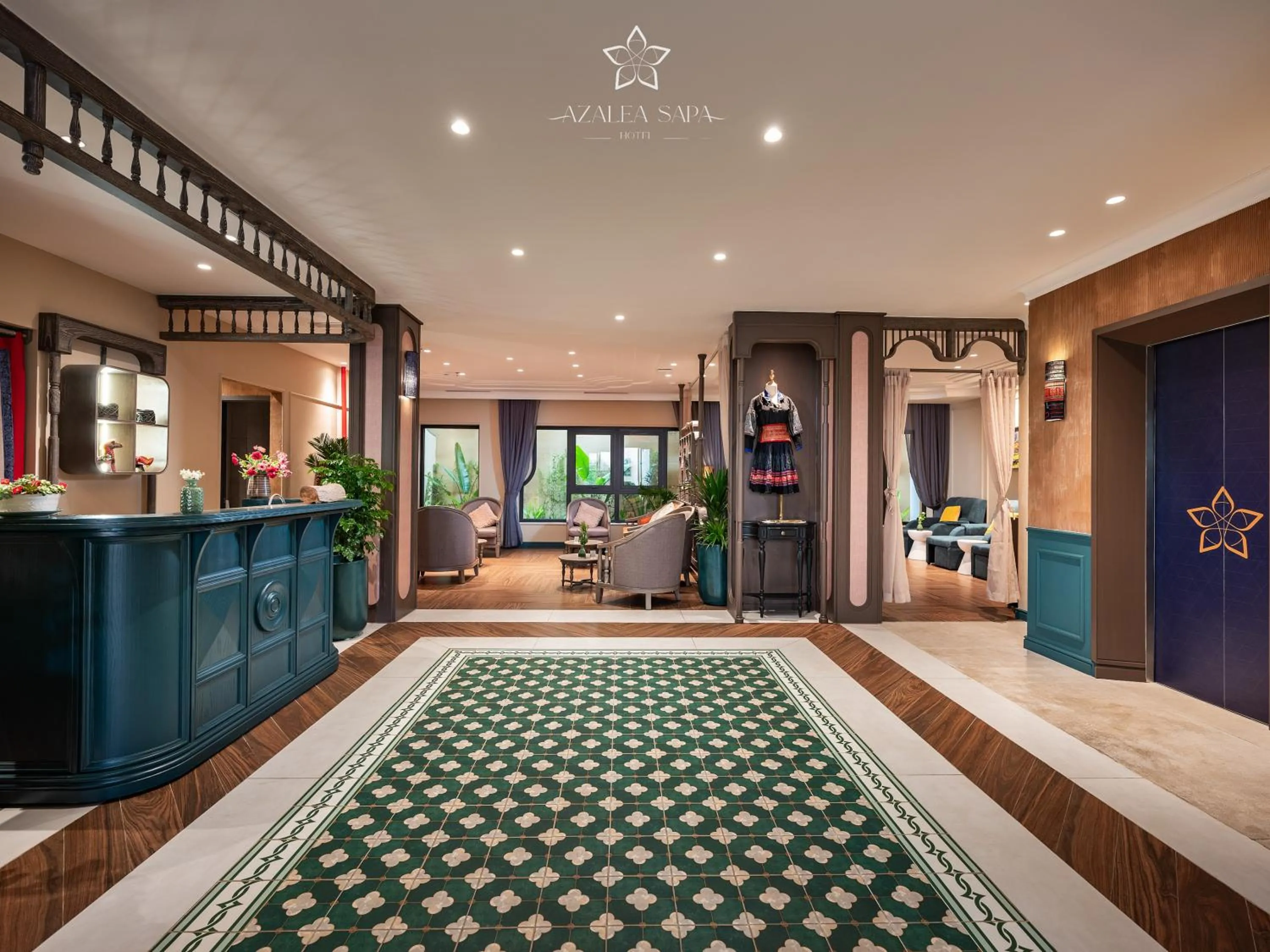 Lobby or reception in Azalea Sapa Hotel