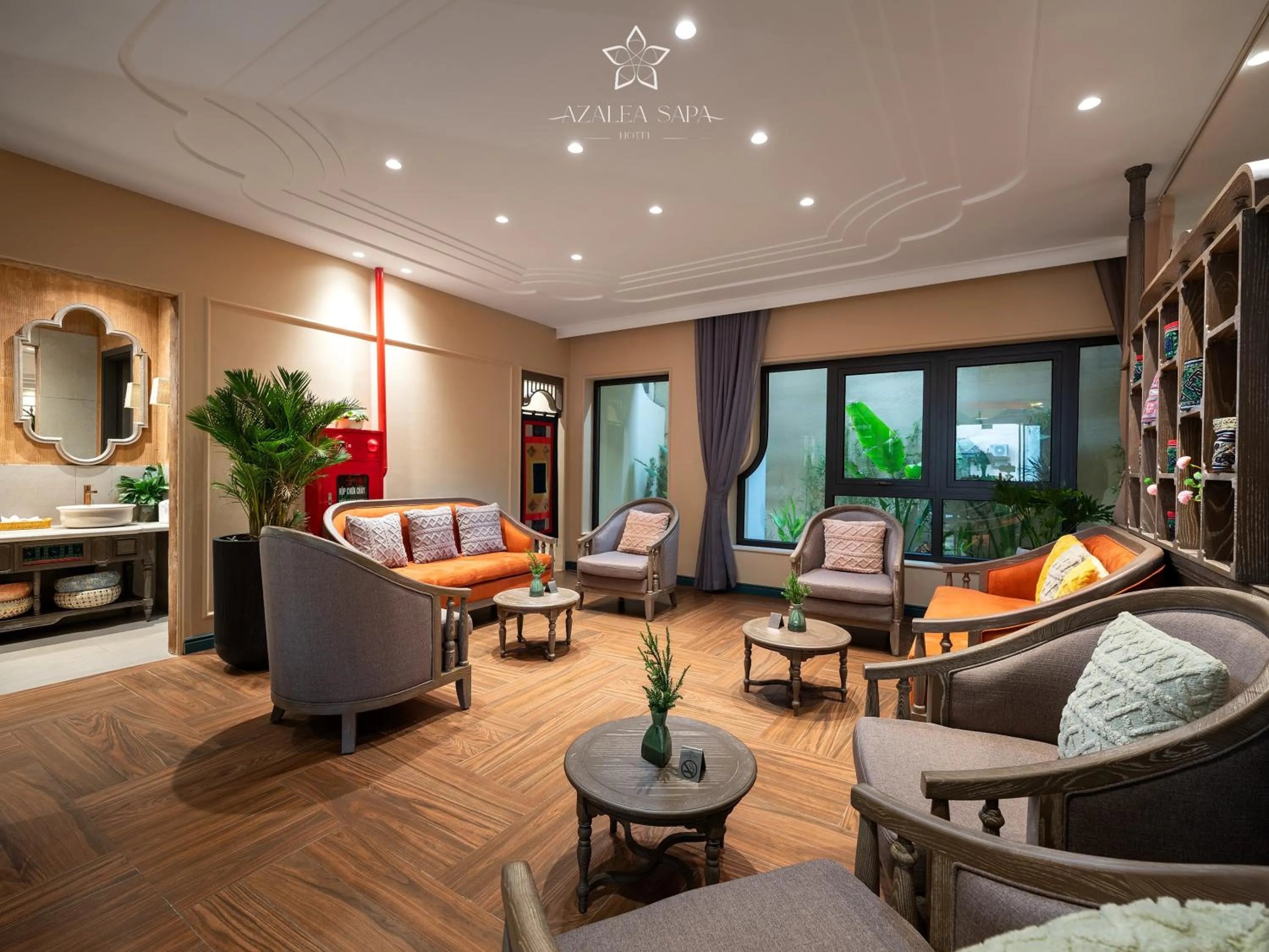 Lobby or reception in Azalea Sapa Hotel
