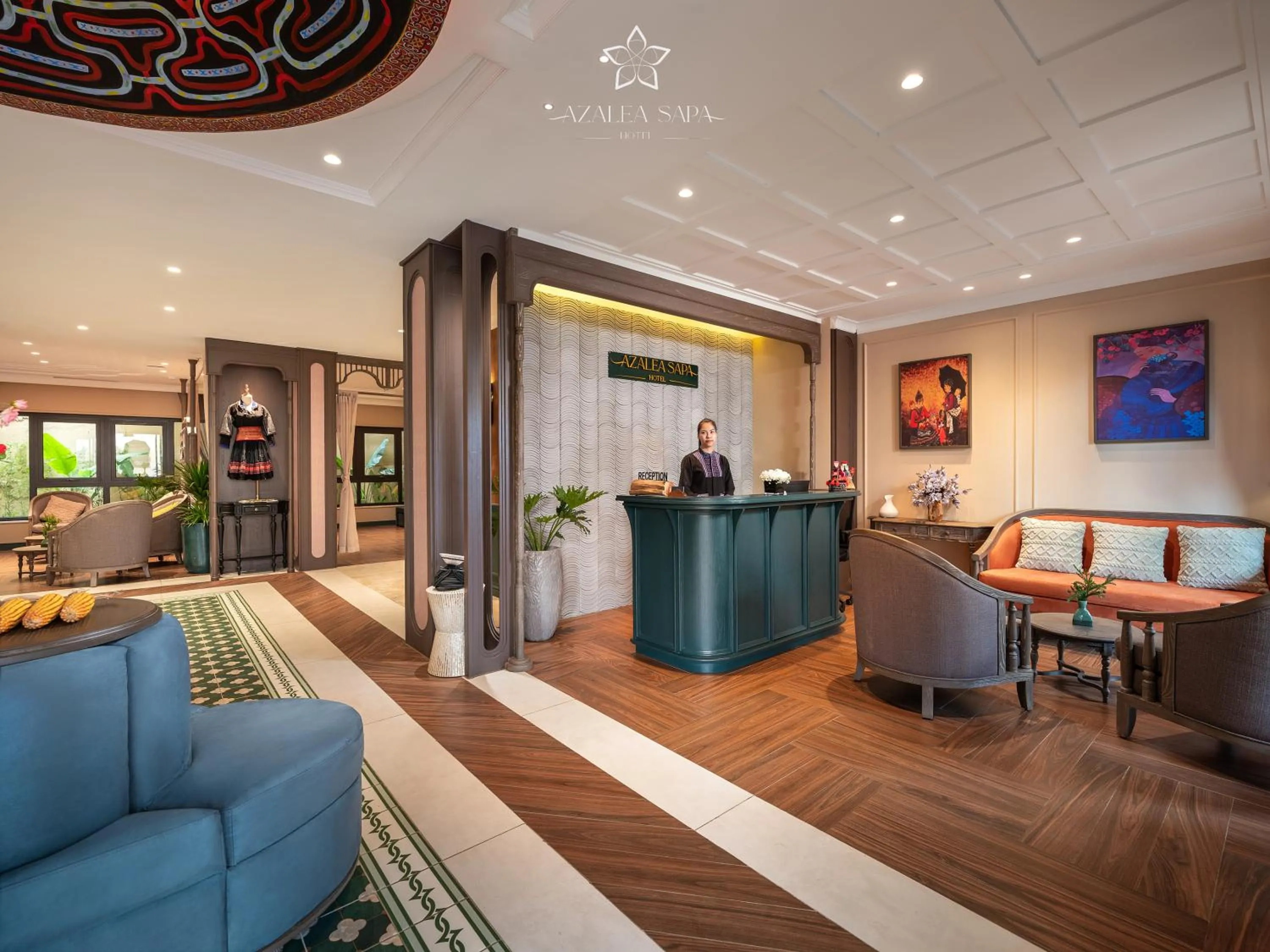 Lobby or reception in Azalea Sapa Hotel