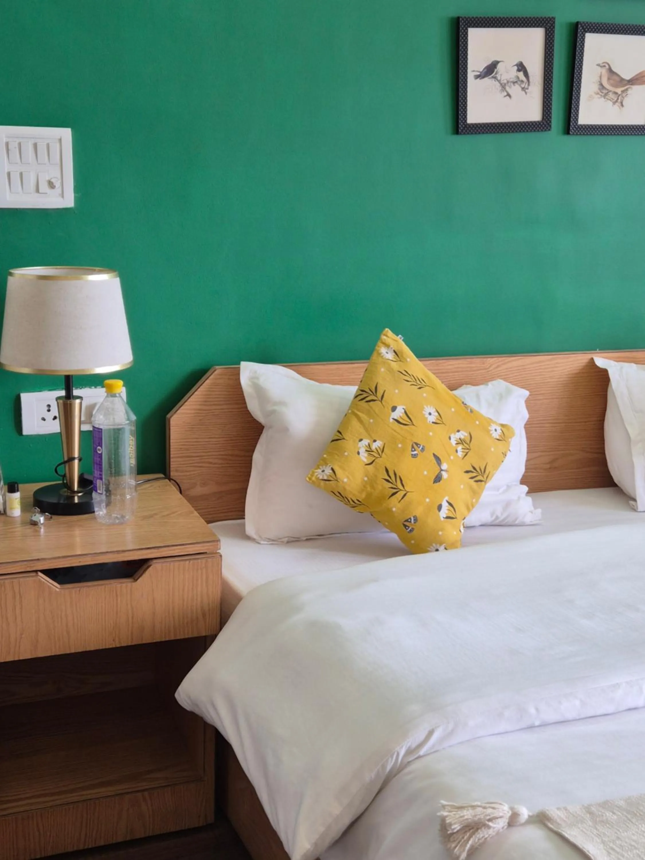 Bed in The Coverpage Boutique Stays Mussoorie