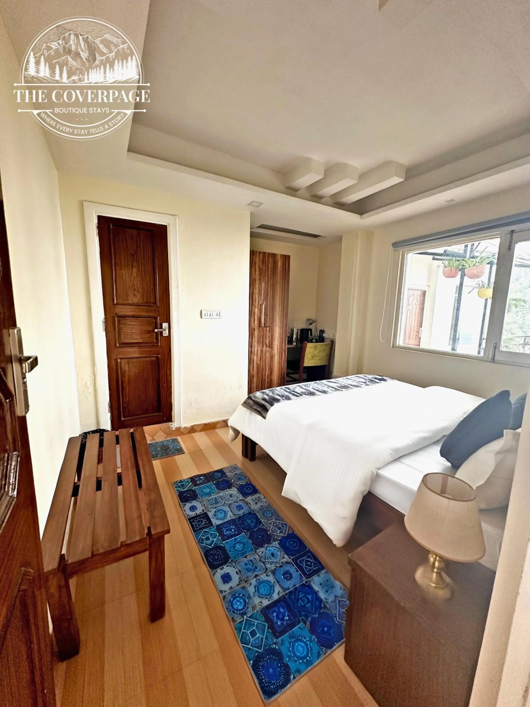 Bed in The Coverpage Boutique Stays Mussoorie