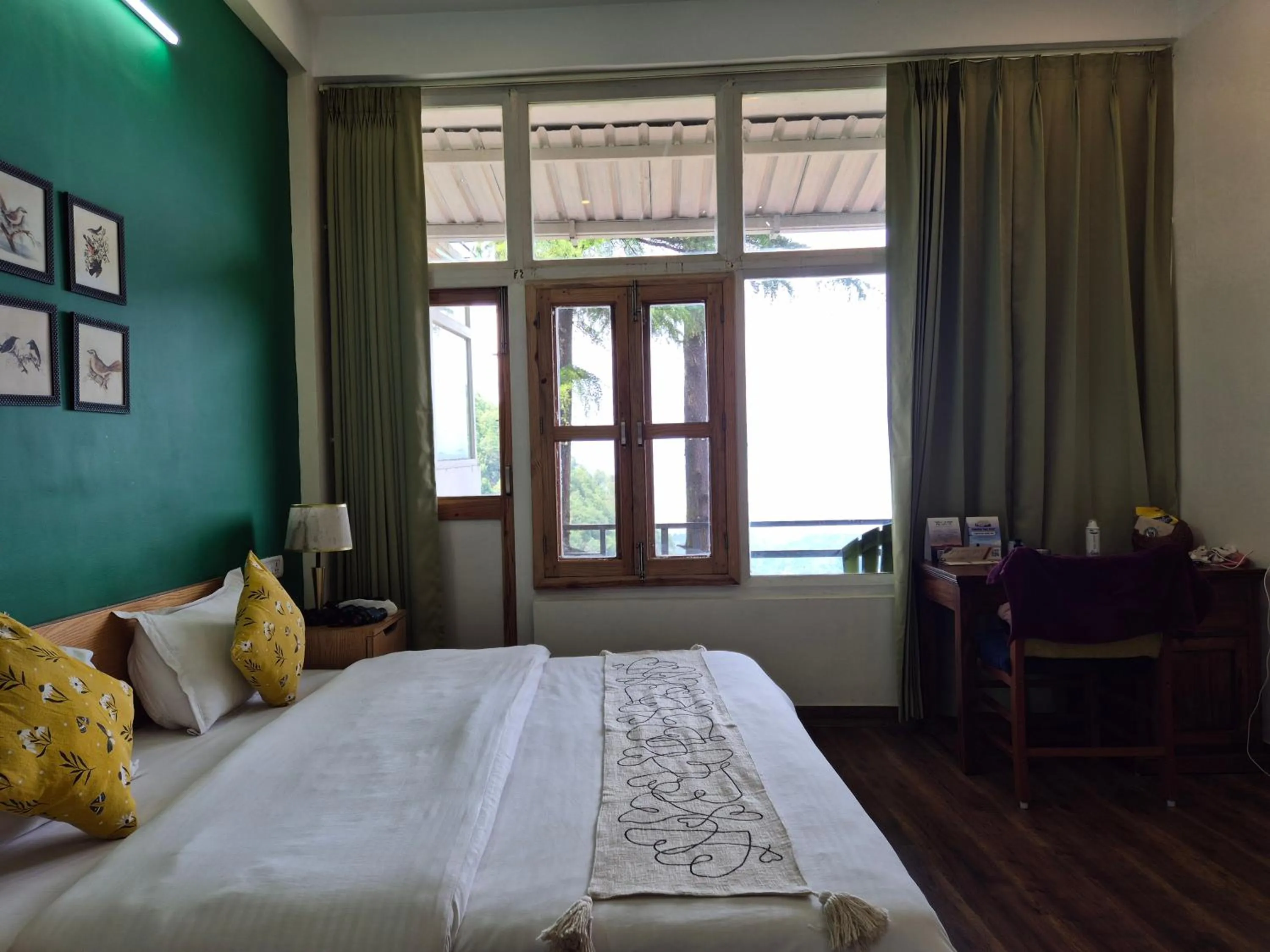 Bed in The Coverpage Boutique Stays Mussoorie