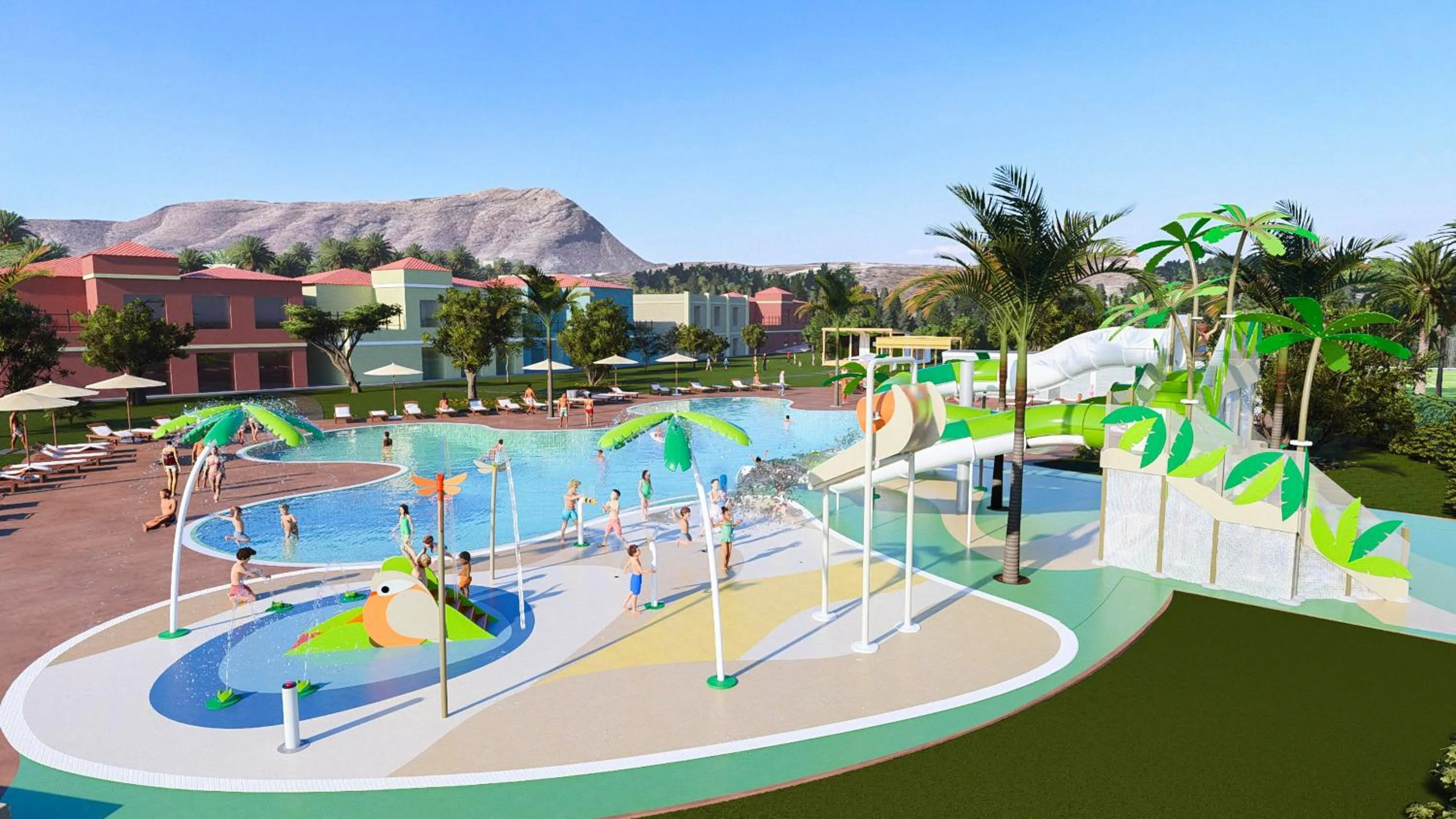 Swimming pool in Melia Villaitana