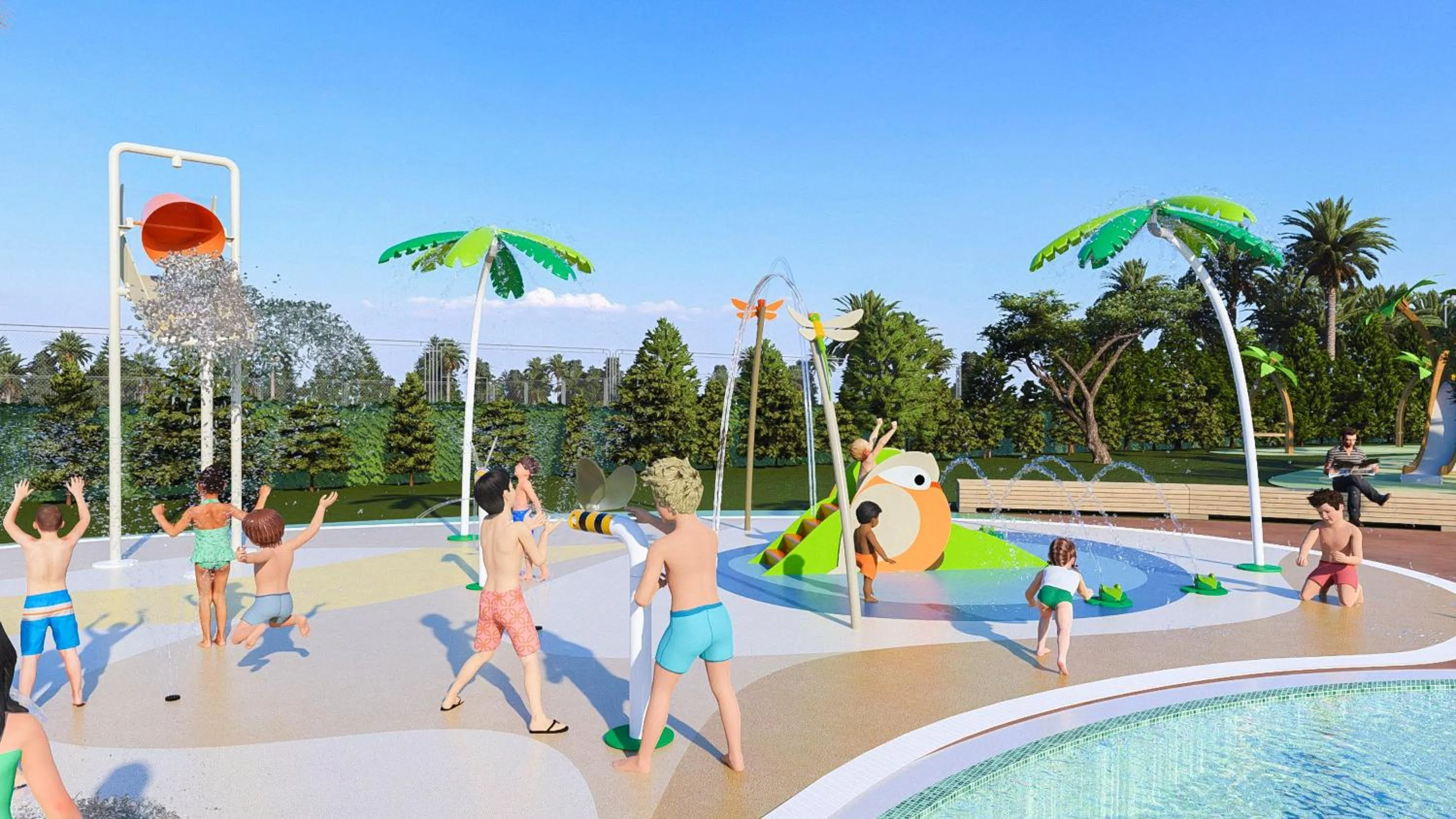 Swimming pool in Melia Villaitana