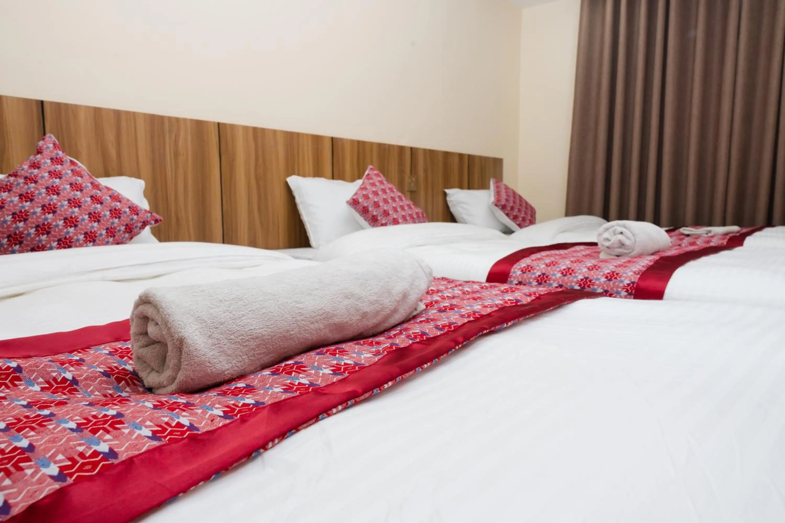 Bedroom, Bed in Rightway Hotel & Restaurant