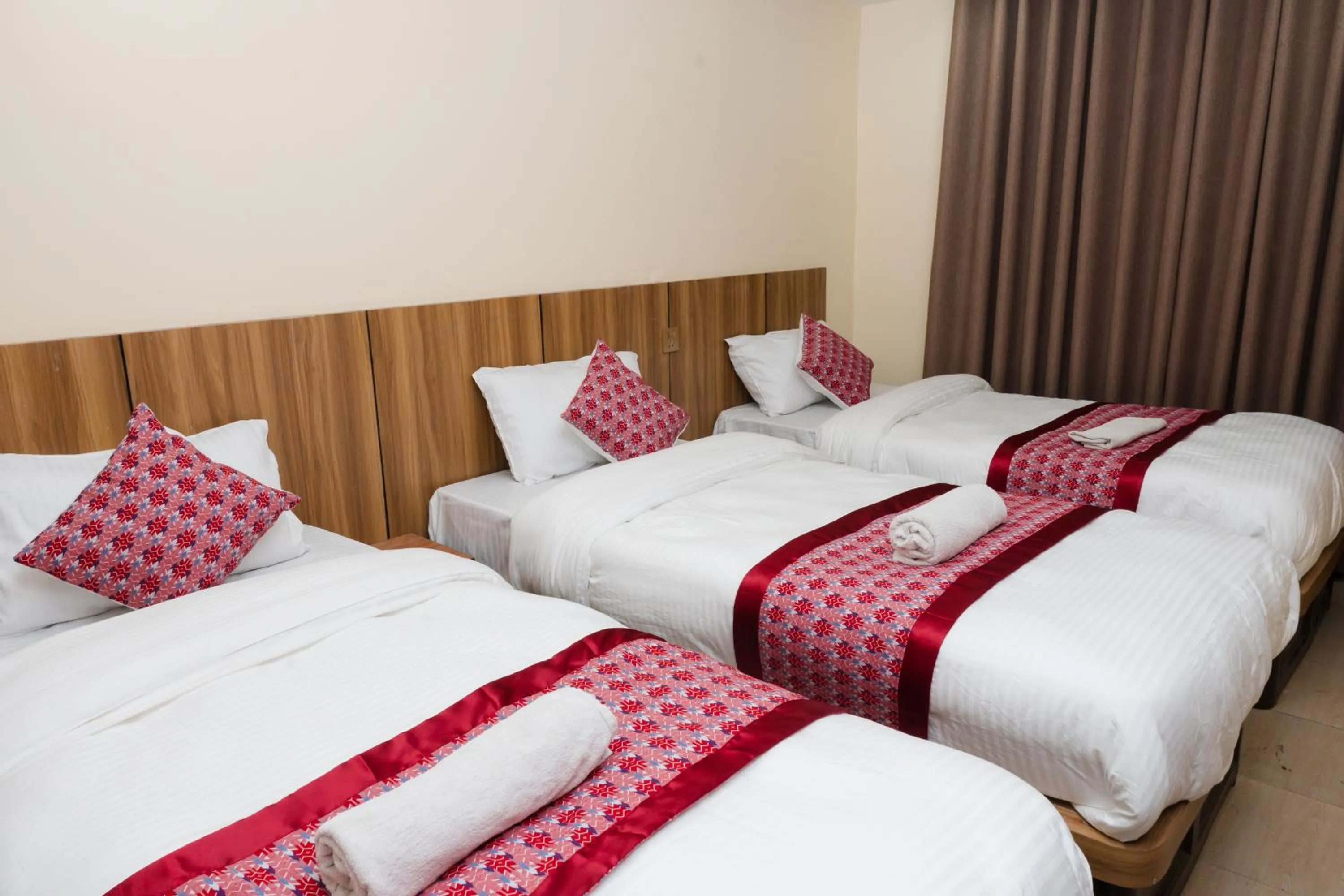 Bed in Rightway Hotel & Restaurant
