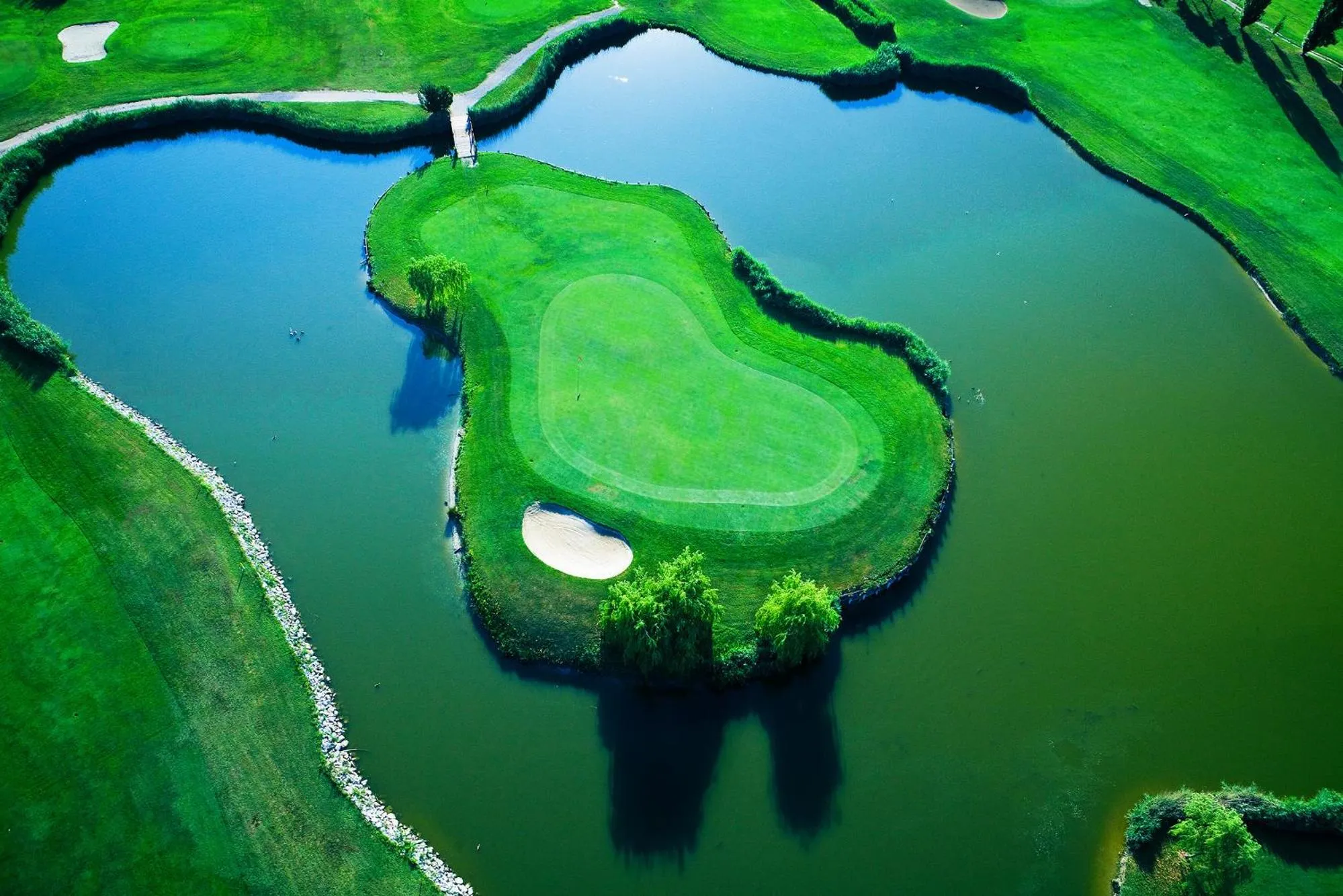 Golfcourse in Hotel Merano