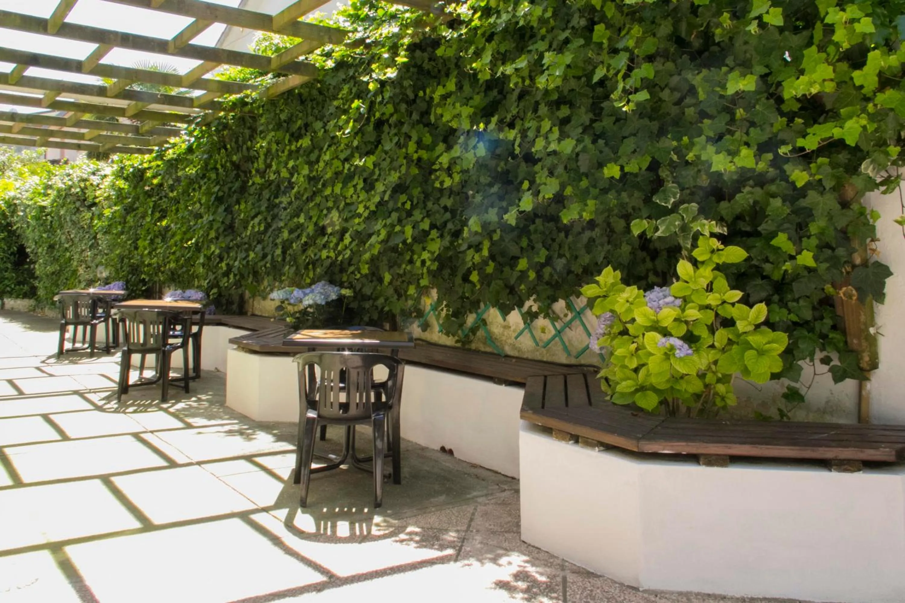 Patio in Hotel Merano