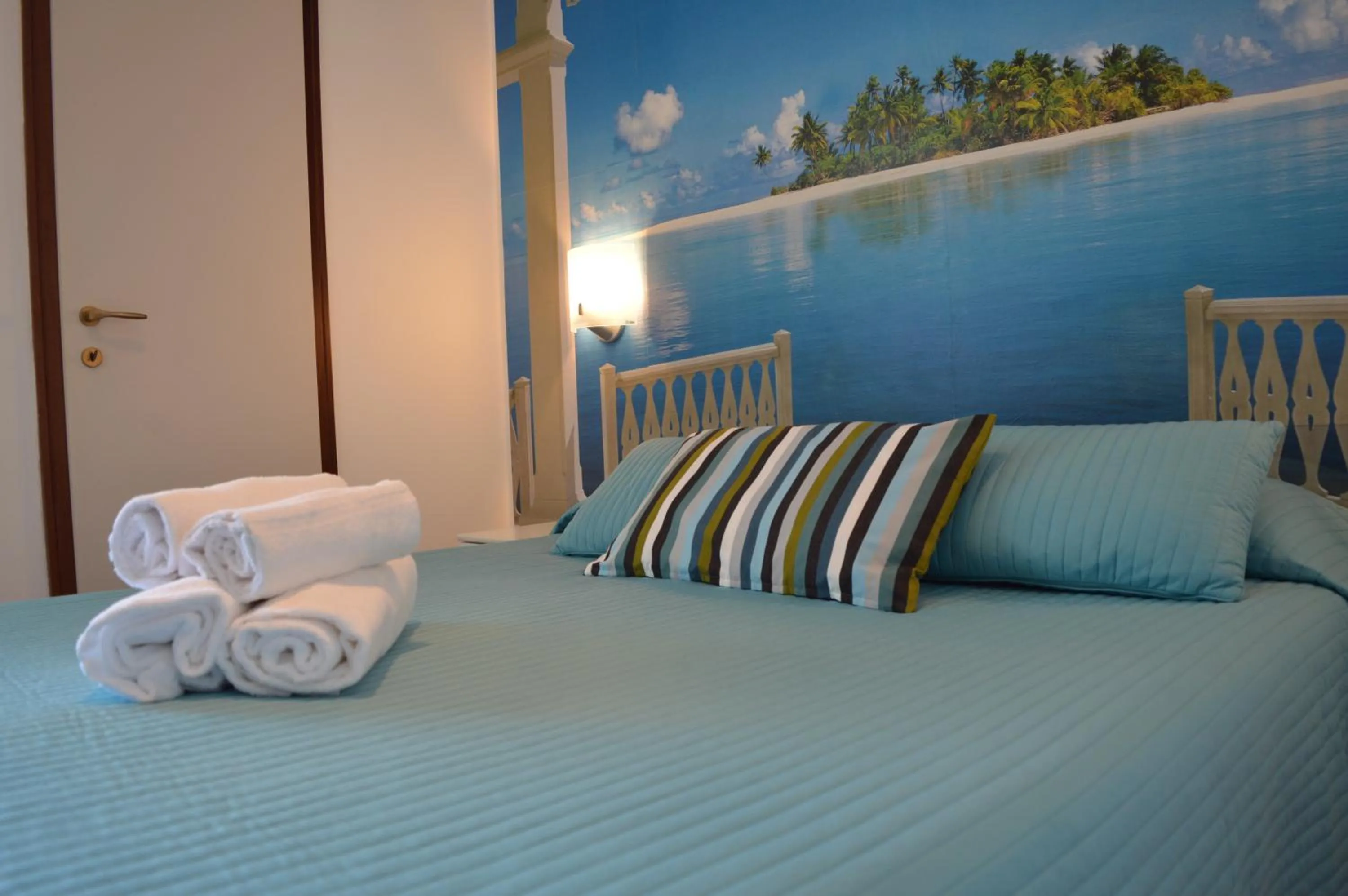 Decorative detail, Bed in Hotel Merano