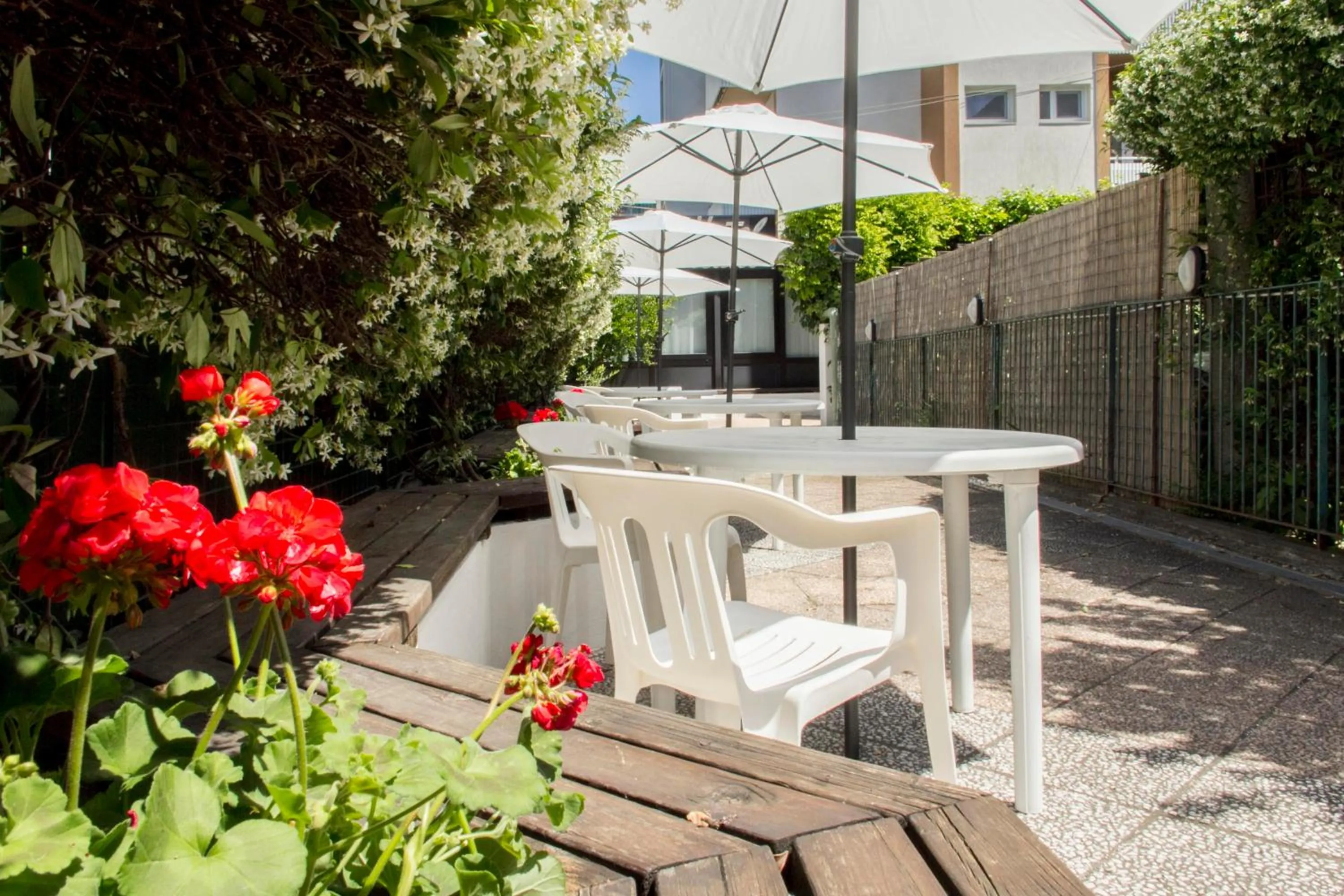 Patio in Hotel Merano
