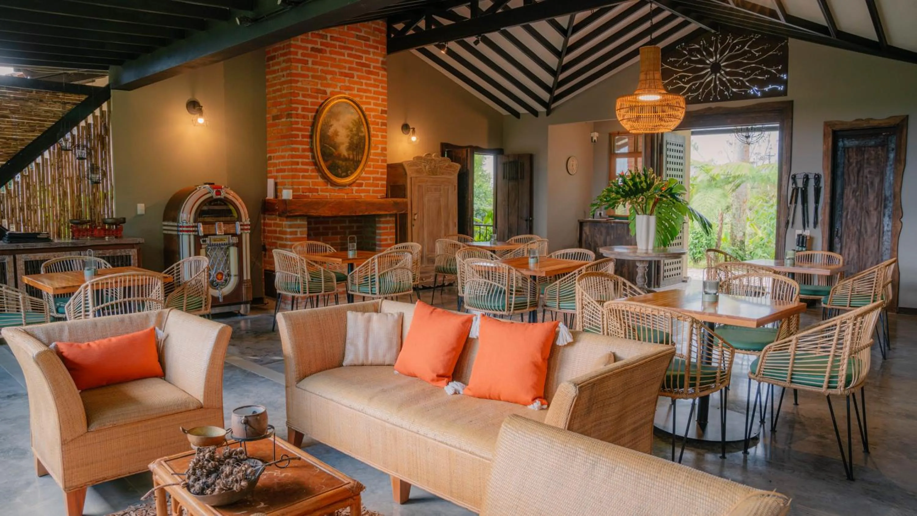 Living room in Tukki Ecolodge Hotel
