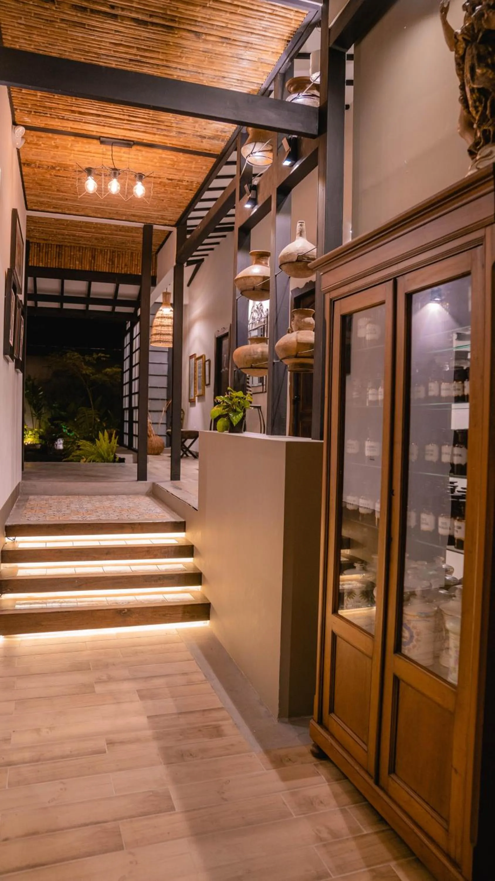 Inner courtyard view in Tukki Ecolodge Hotel