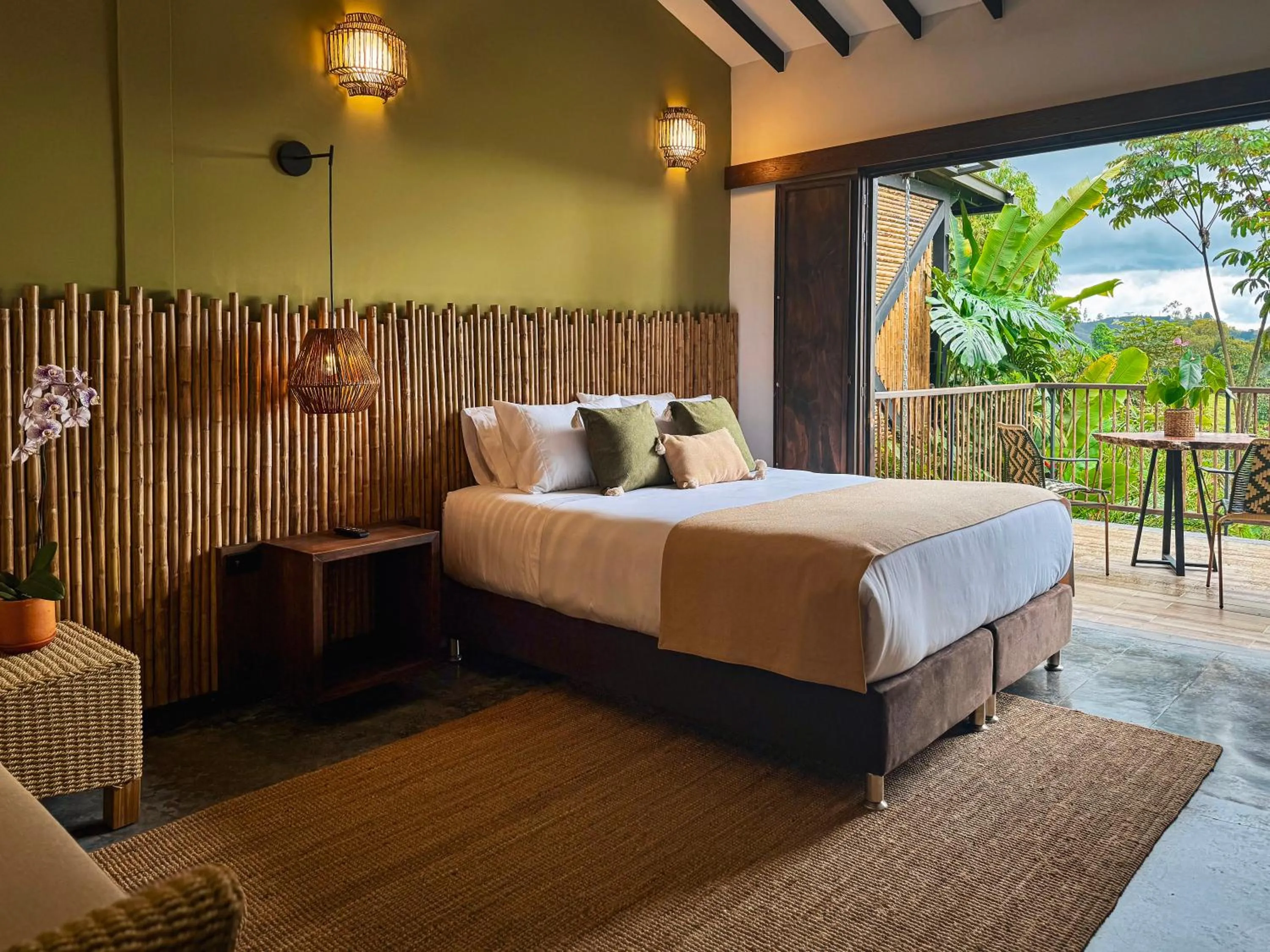 Photo of the whole room, Bed in Tukki Ecolodge Hotel